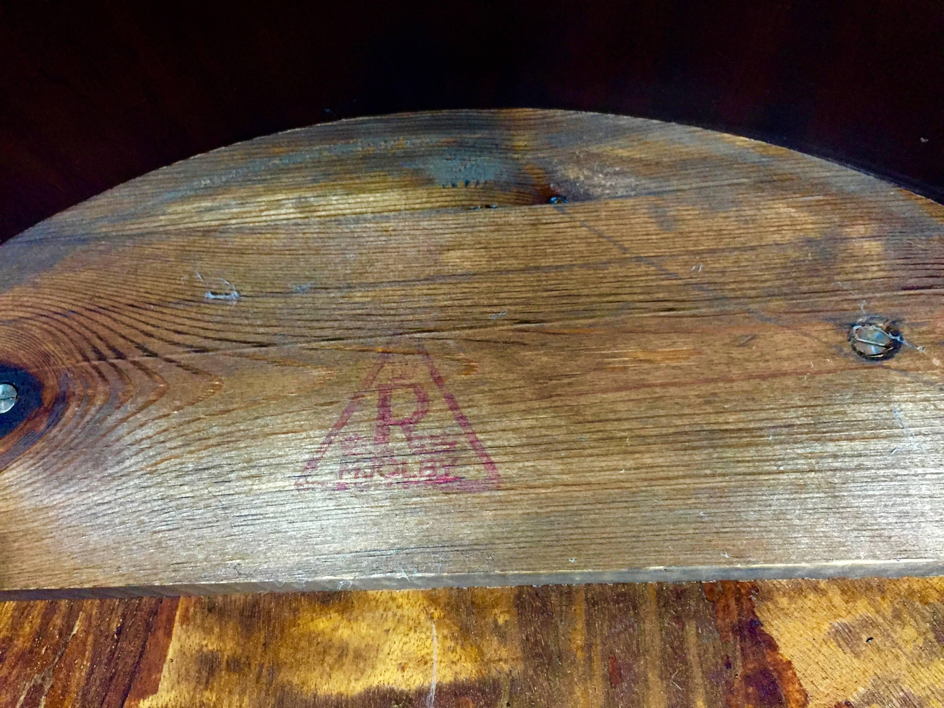 Swedish Art Deco Crotch Mahogany Coffee Table, Dated 1940 4