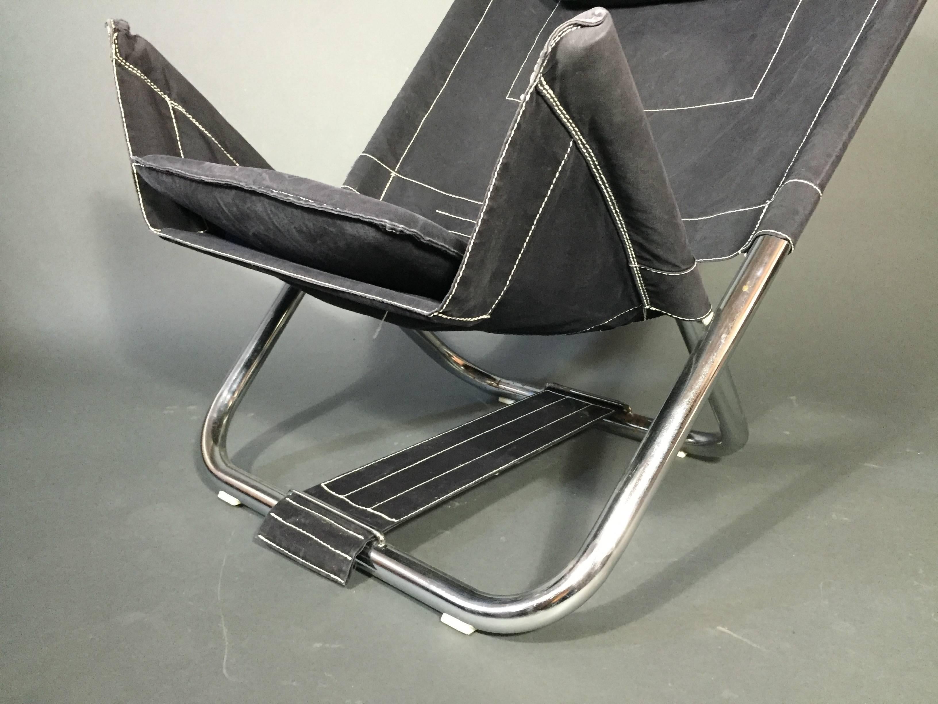 Børge Lindau and Bo Lindekrantz Folding Chair for Lammhults, Sweden, 1972 1