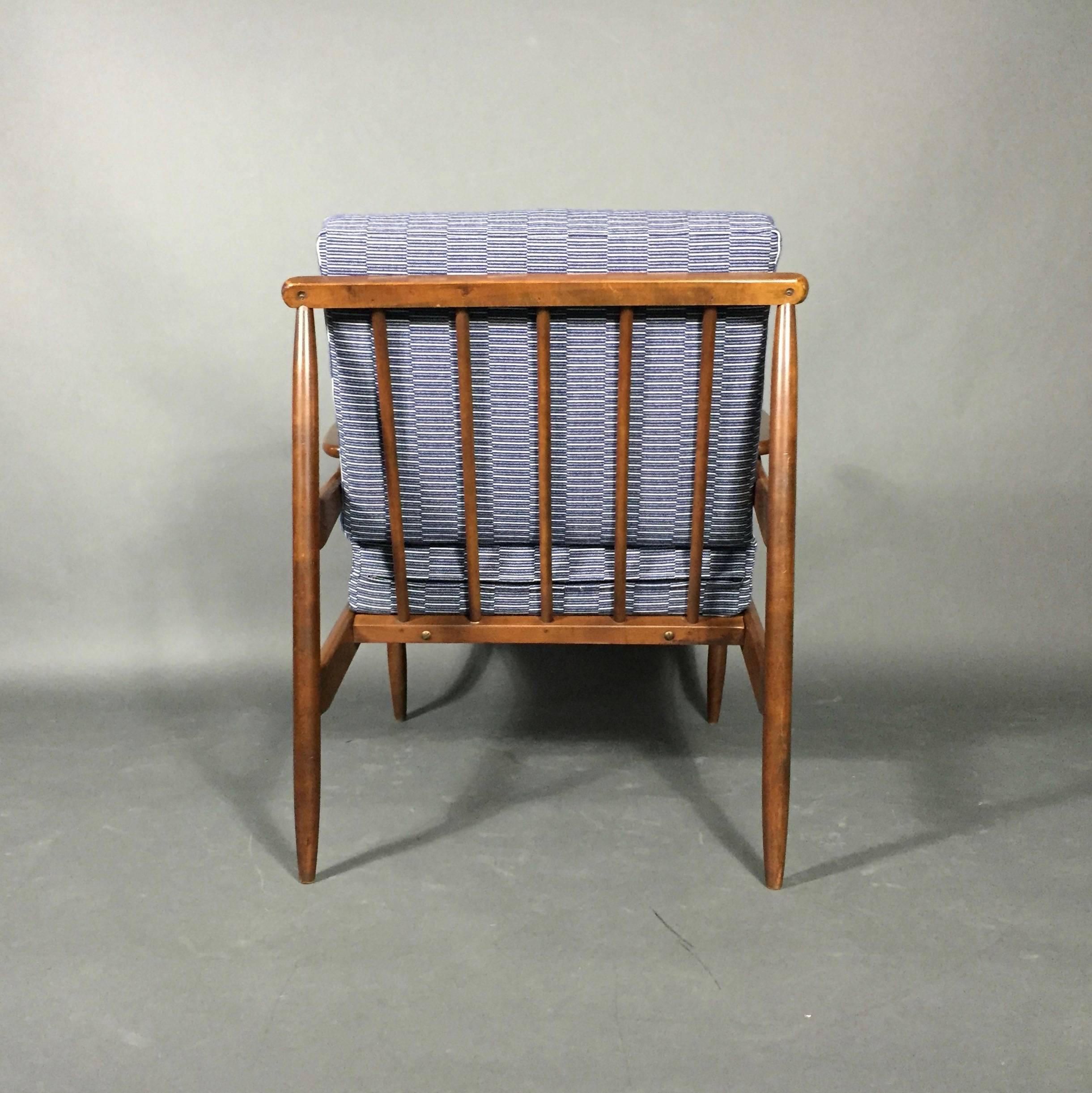 1950s American Modern Walnut Lounge Chair, Eleanor Pritchard Cover 1
