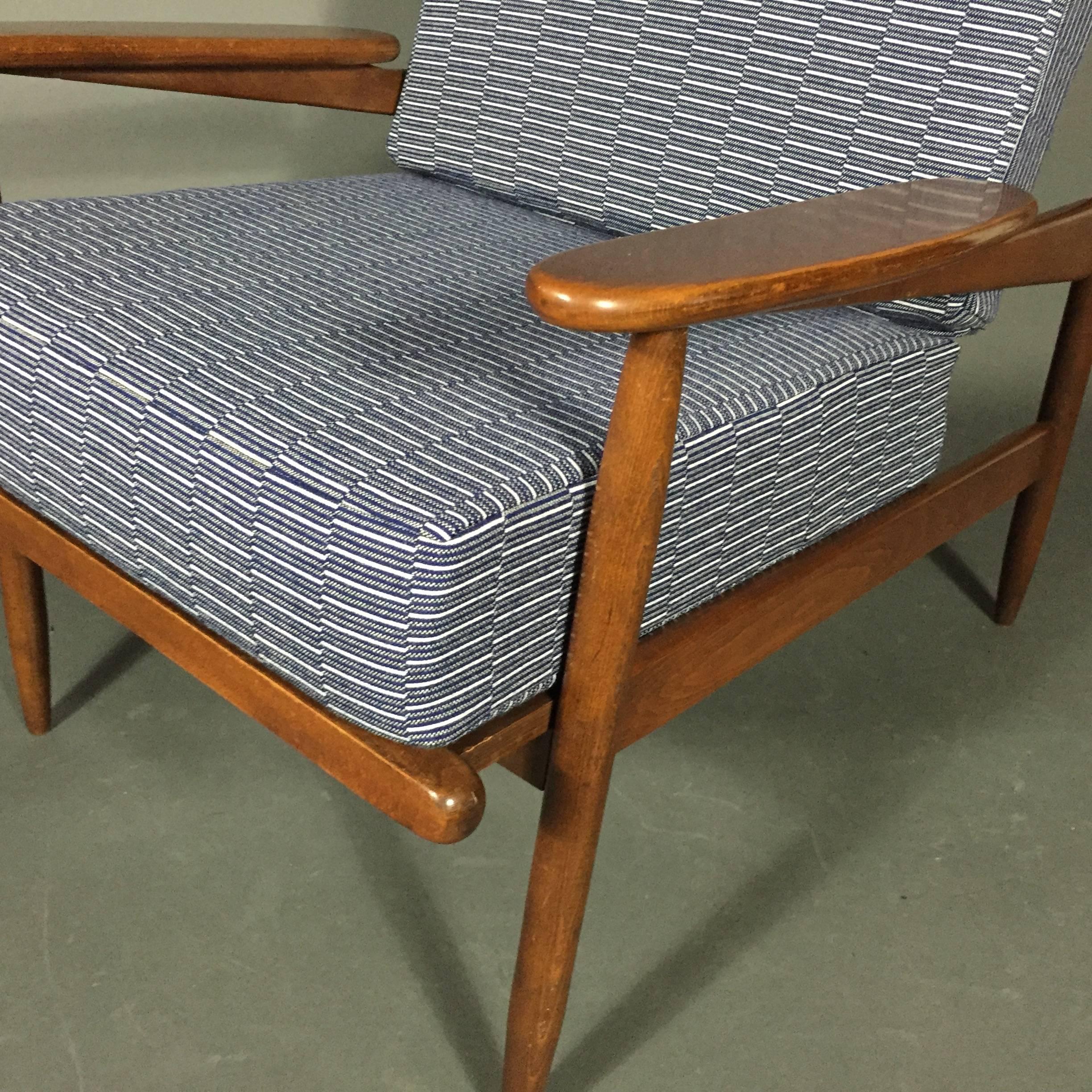 1950s American Modern Walnut Lounge Chair, Eleanor Pritchard Cover 3