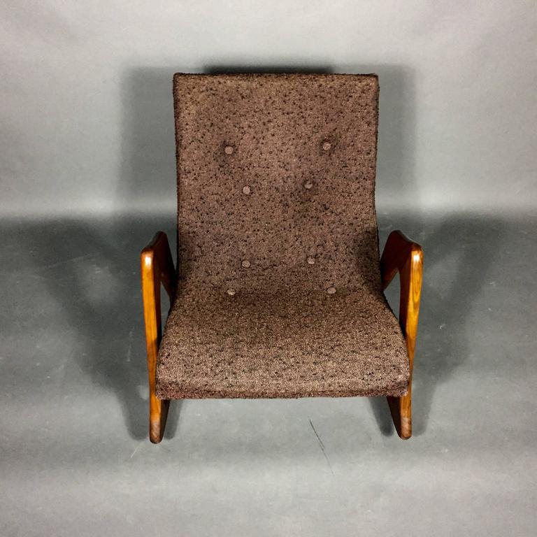 Iconic Adrian Pearsall 812-Cr Rocking Chair for Craft, USA, 1950s at ...