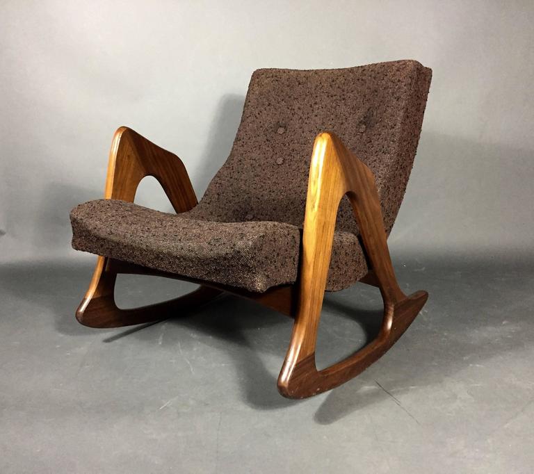 Iconic Adrian Pearsall 812-Cr Rocking Chair for Craft, USA, 1950s at ...