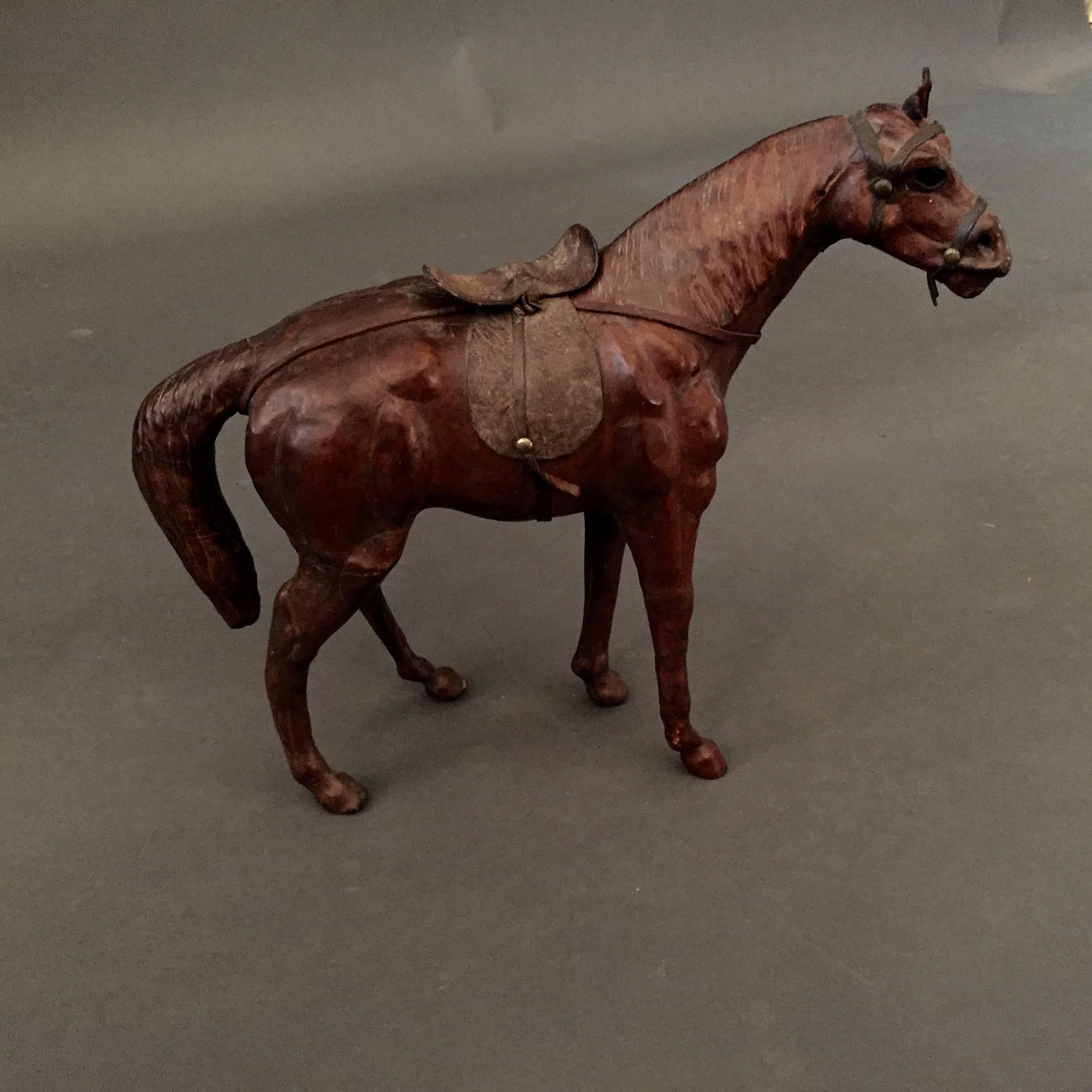 Leather Wrapped Horse Sculptures, USA, 1940s 2