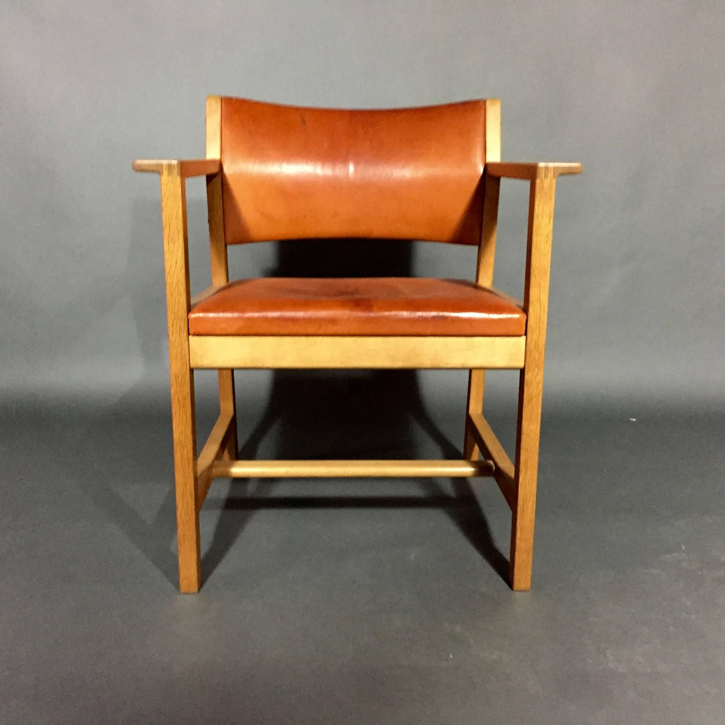Børge Mogensen BM-73 Armchair for Fredericia A/S, Denmark, 1960s In Good Condition In Hudson, NY
