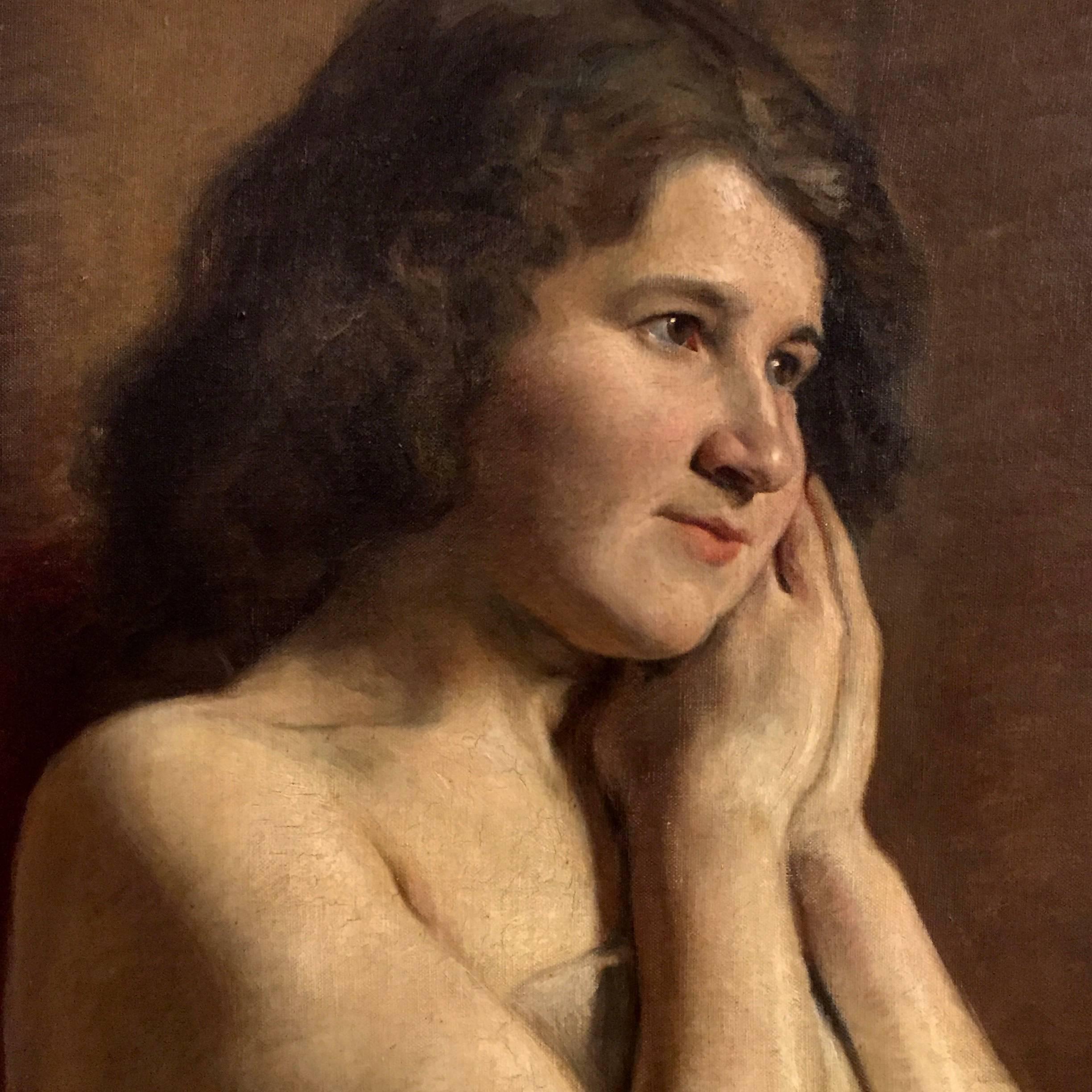 Late 19th Century Portrait, Carl Thomsen, Copenhagen In Good Condition For Sale In Hudson, NY