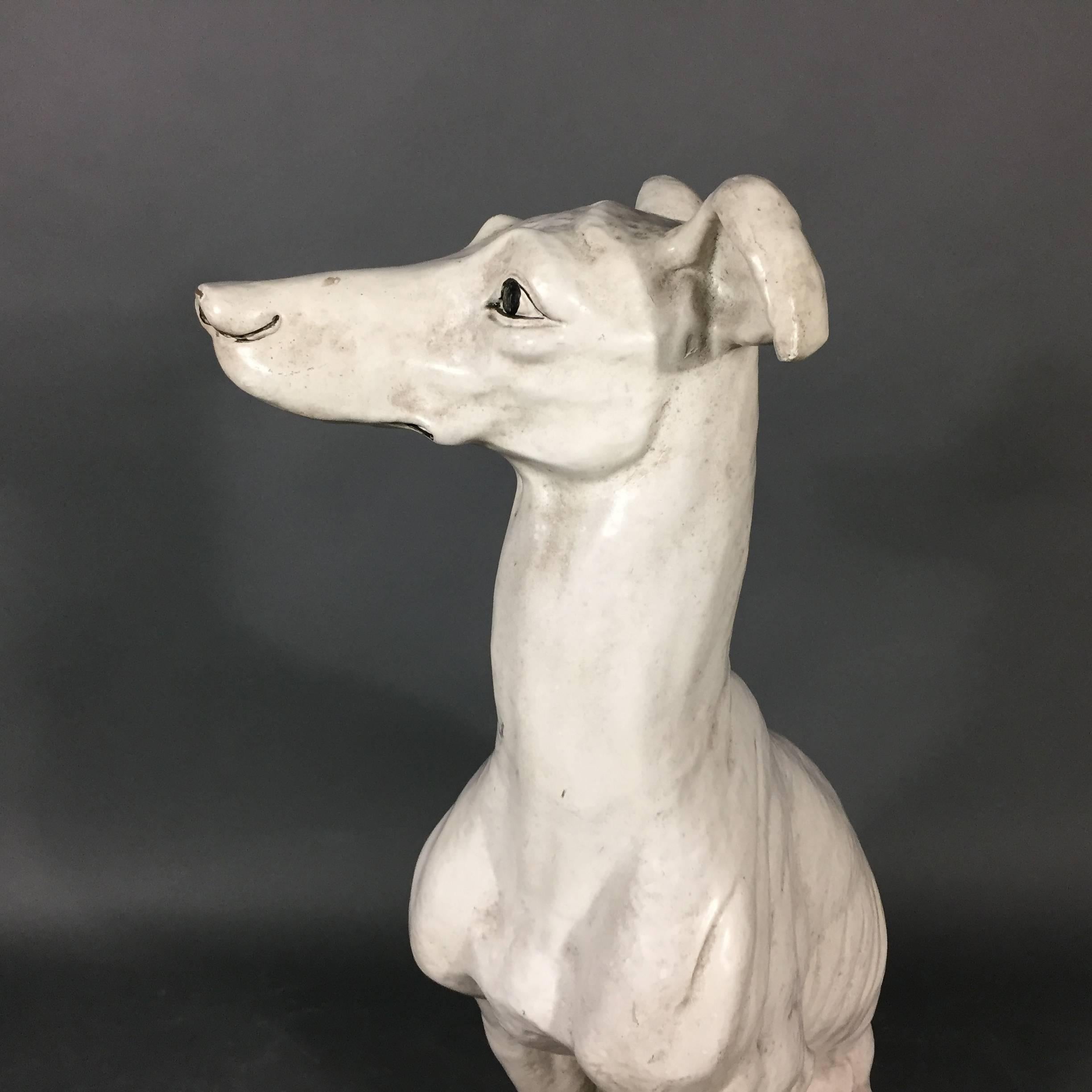 Composite Figure of a Greyhound, Hollywood Regency Style For Sale 1