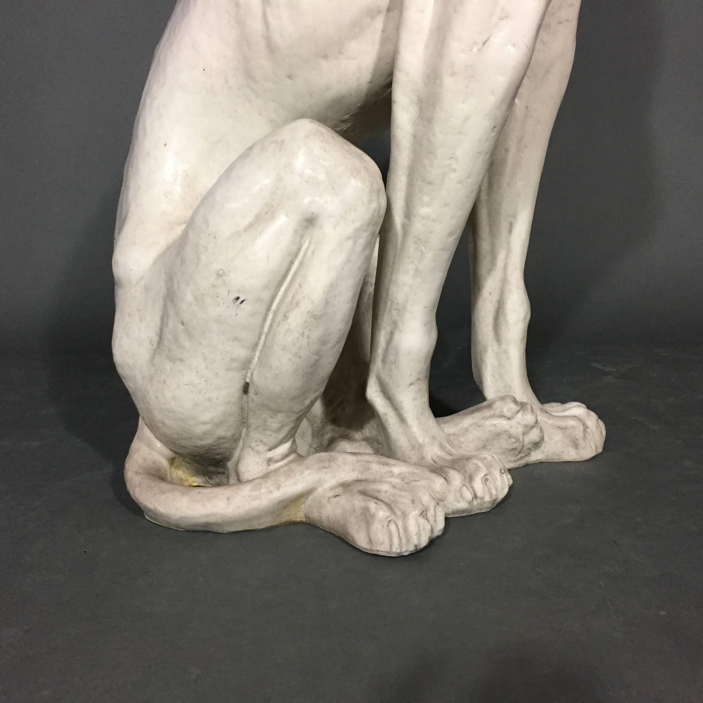 Composite Figure of a Greyhound, Hollywood Regency Style For Sale 2