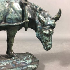 Imperial Amphora Mule Figurine, Turn-Teplitz, Bohemia, 1908