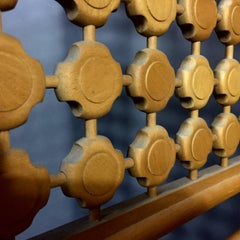 Mid-Century Danish Walnut Five-Panel Folding Room Divider