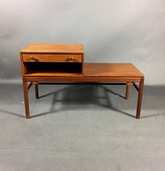 1950s Sven Engström & Gunnar Myrstrand Teak "Casino" Hall Bench, Sweden