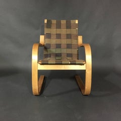 Early Alvar Aalto Armchair, Model 406, Artek, Finland, 1950s