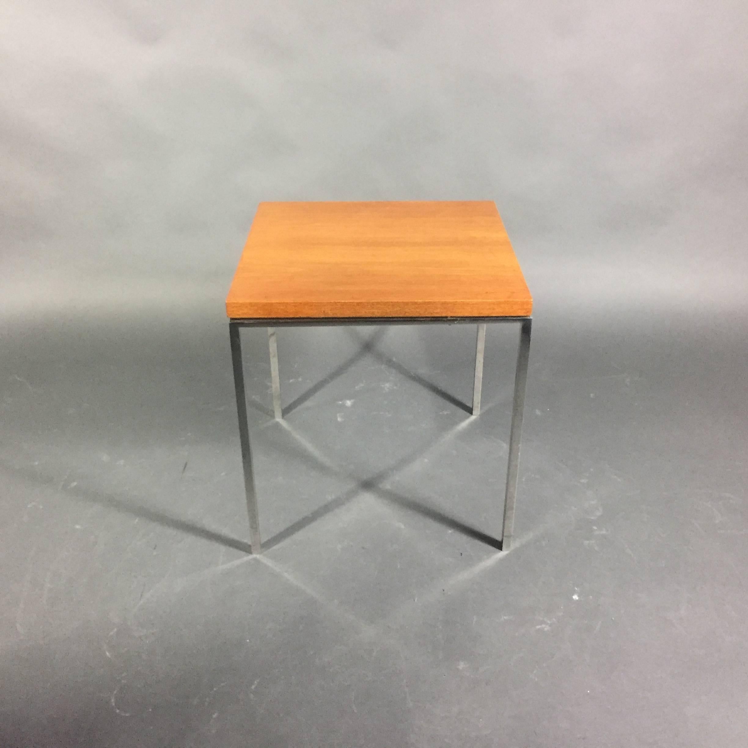 Mid-Century Modern Florence Knoll Square End Table, 1950s