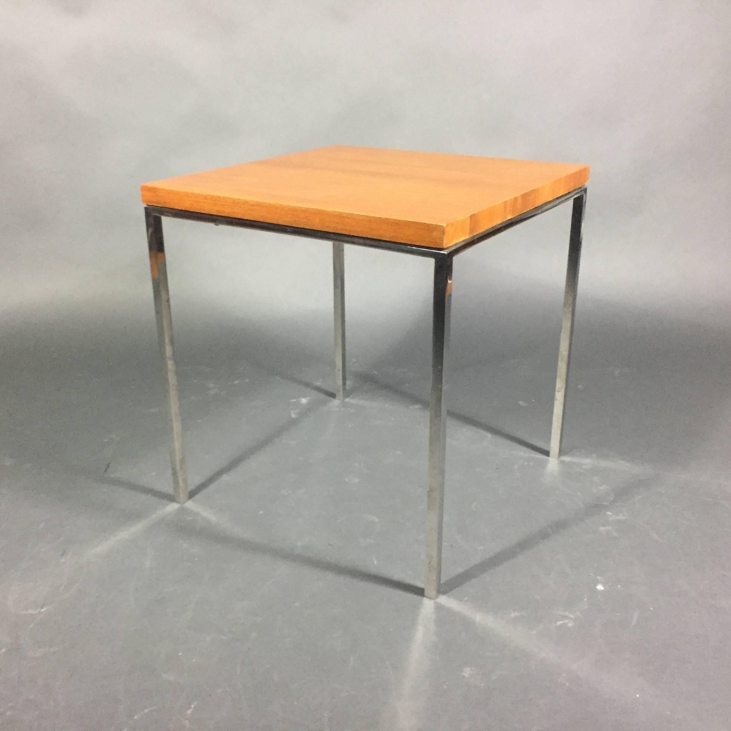 Mid-20th Century Florence Knoll Square End Table, 1950s