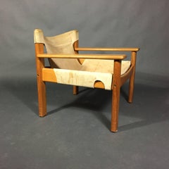 Karin Mobring "Natura" Leather Armchair, Sweden, 1970s