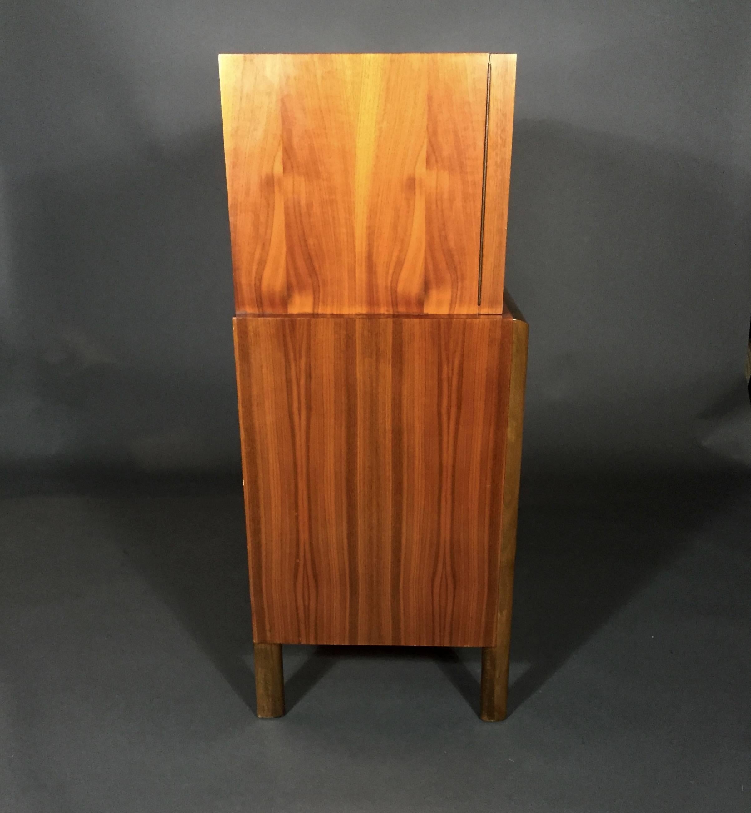 Edmond Spence Tall Chest, Walnut and Beech, Sweden, 1950s 1