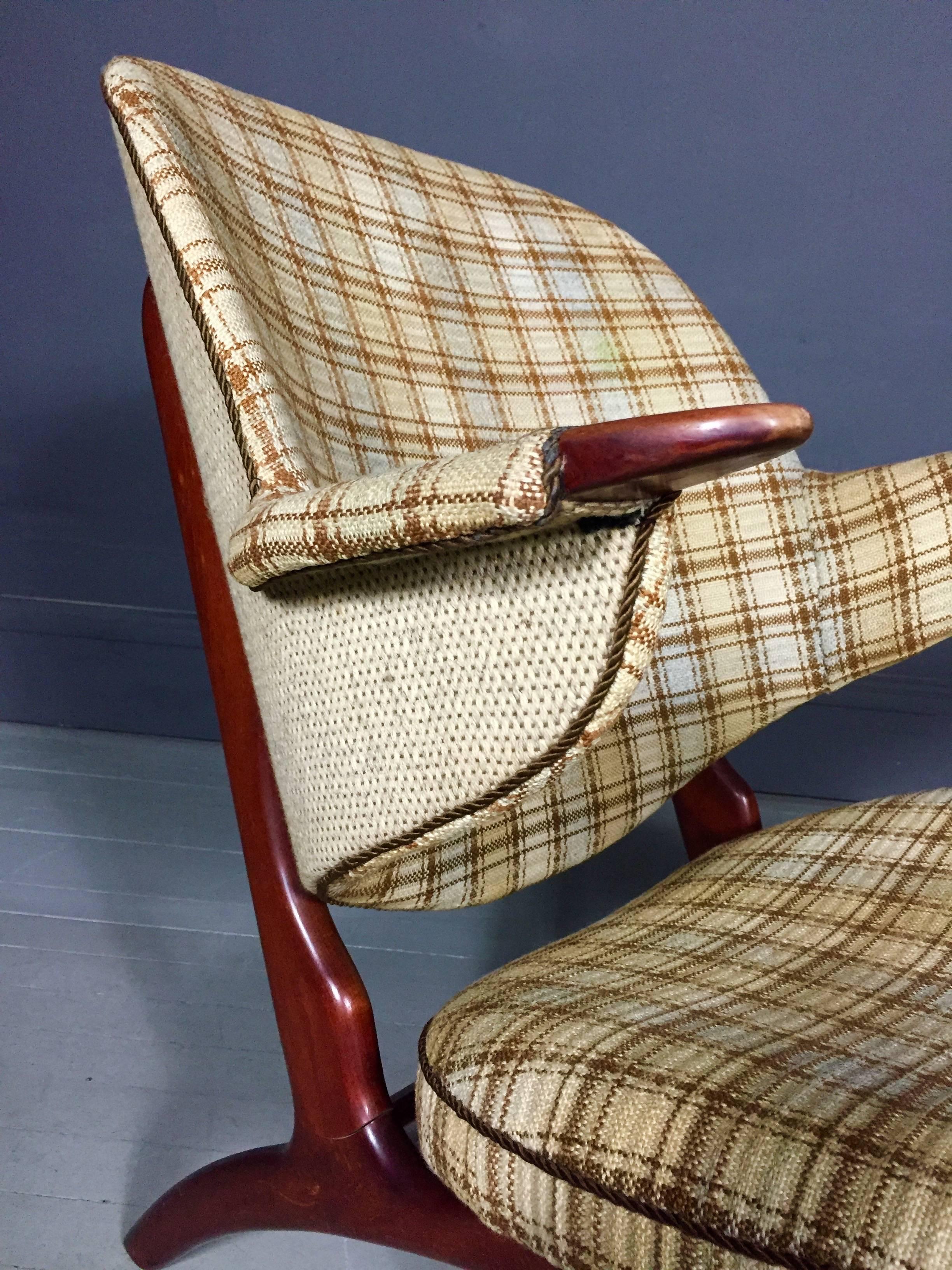 Danish Lounge Chair, Carl Matthes, Model 33, 1950s, Denmark