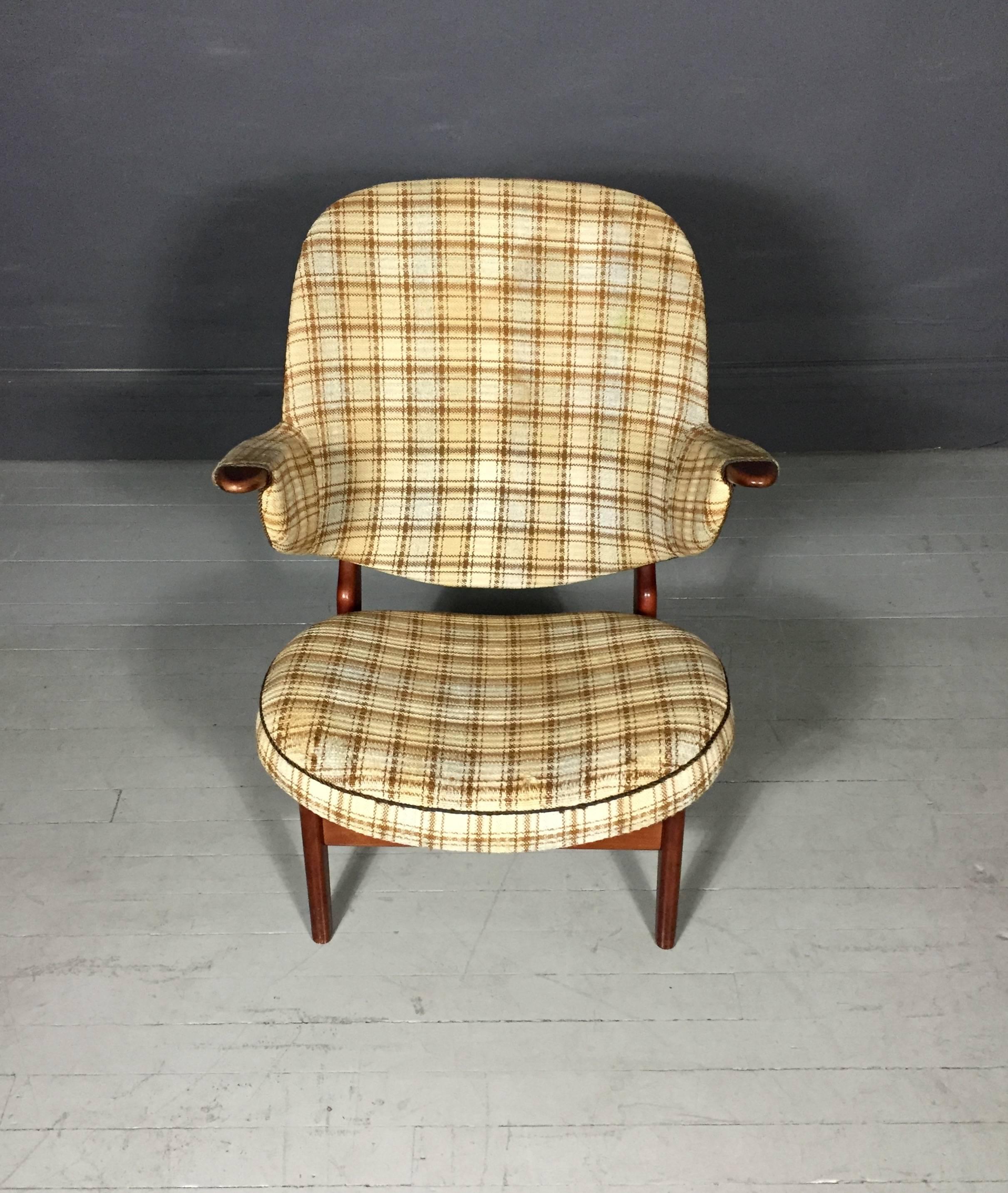 Stained Lounge Chair, Carl Matthes, Model 33, 1950s, Denmark