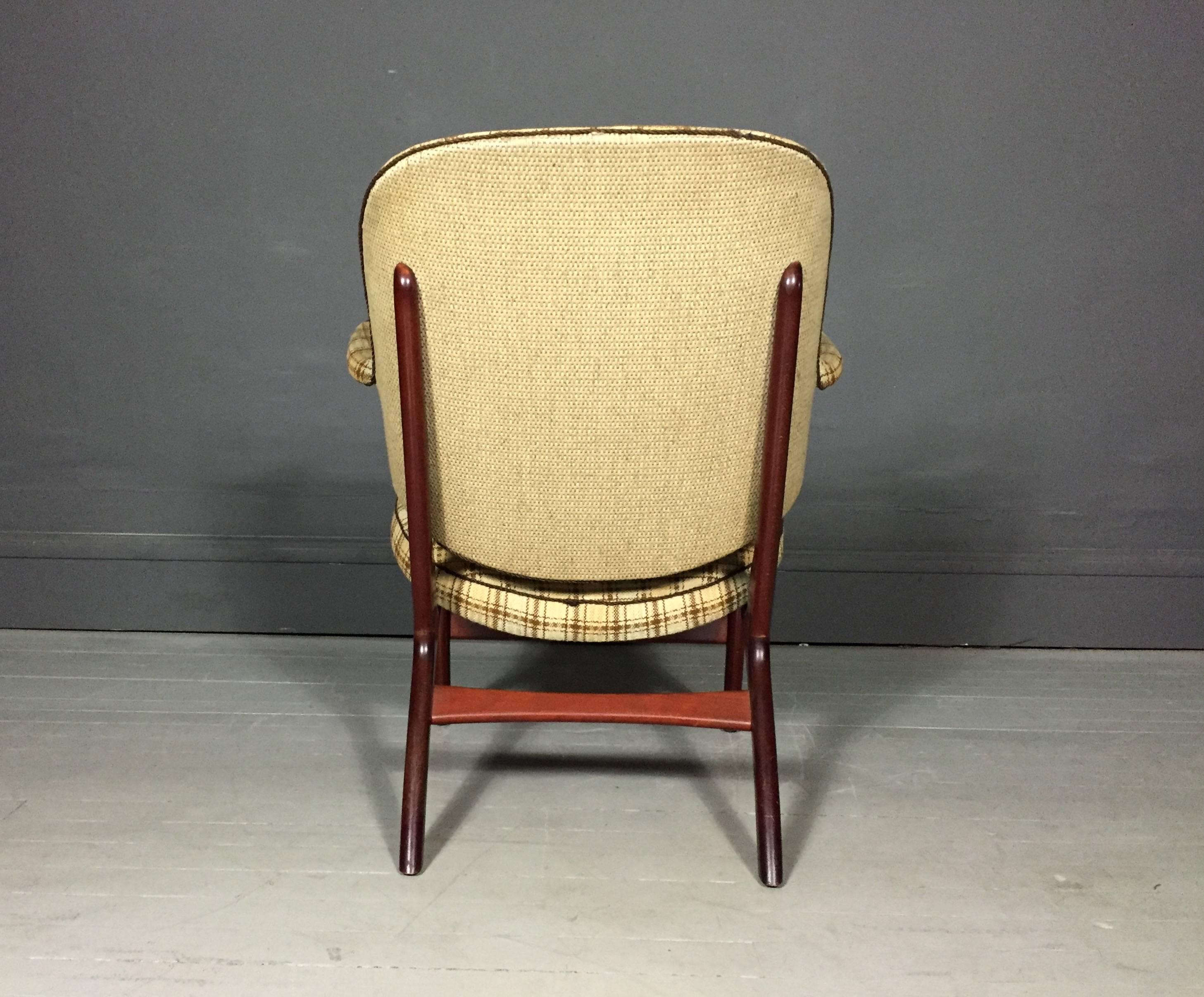 Lounge Chair, Carl Matthes, Model 33, 1950s, Denmark In Good Condition In Hudson, NY
