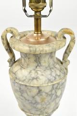 Urn Form Alabaster Table Lamp