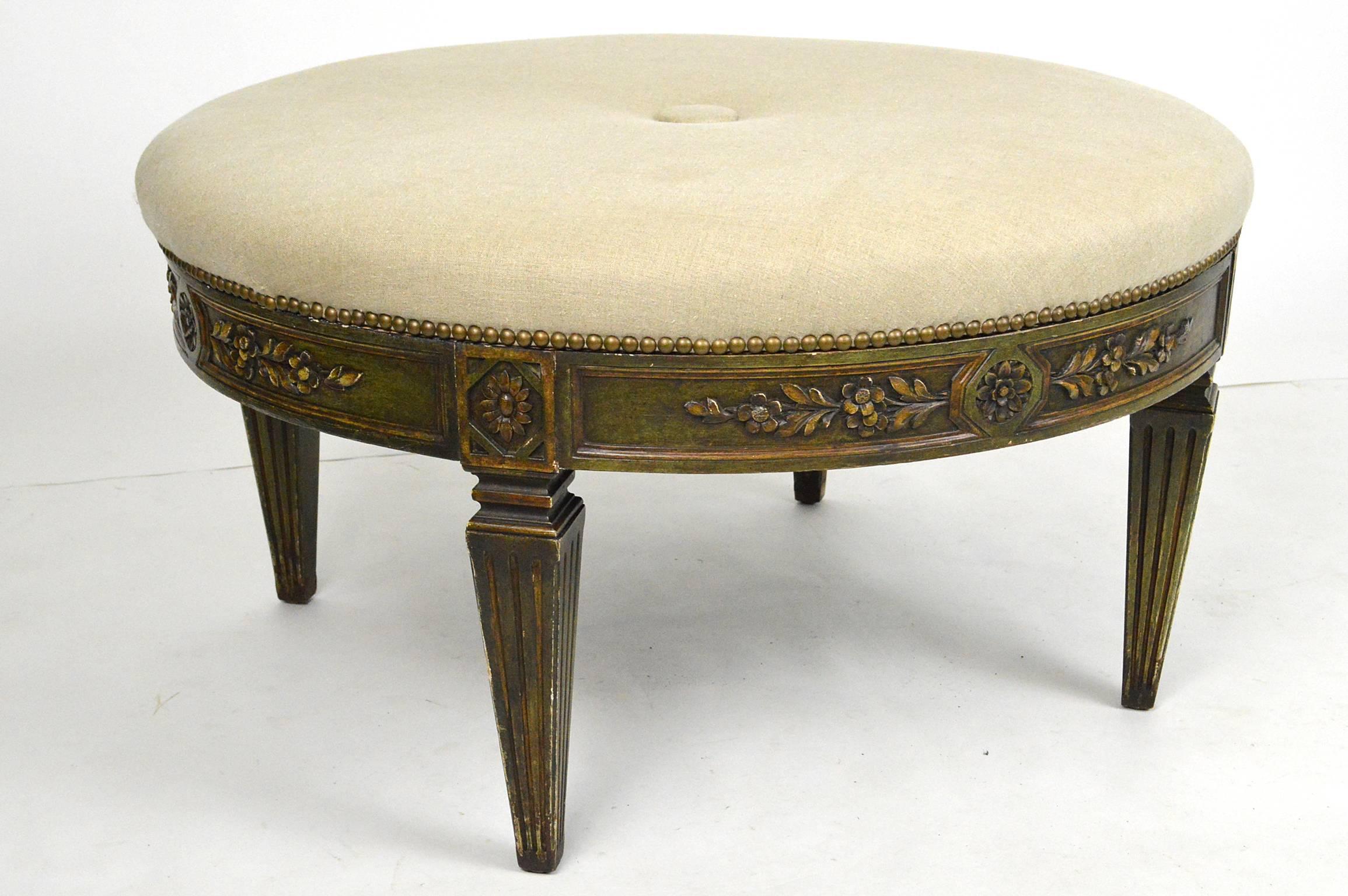 carved ottoman