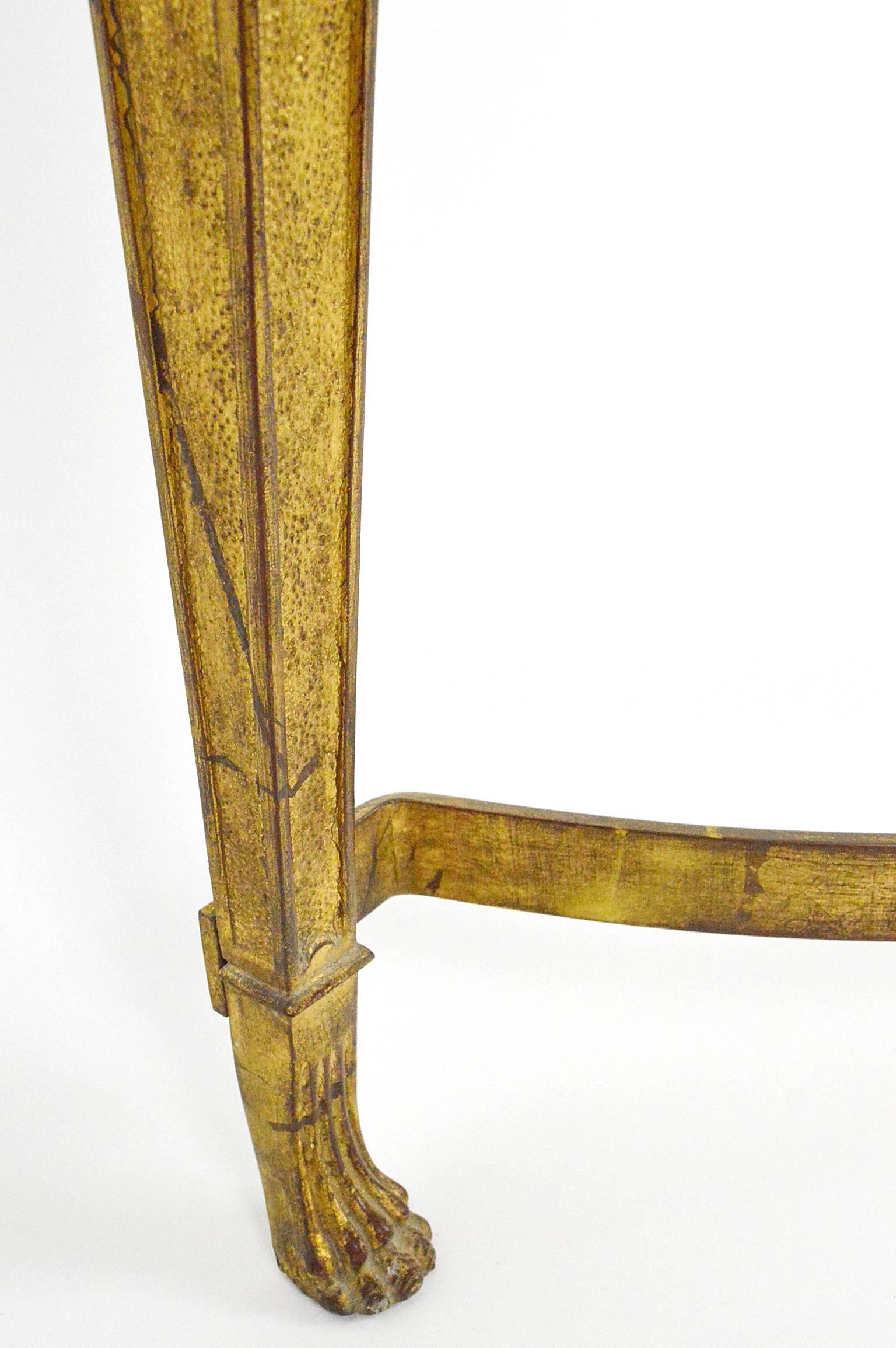 Empire Style Marble-Top and Gilt Bronze Console 1