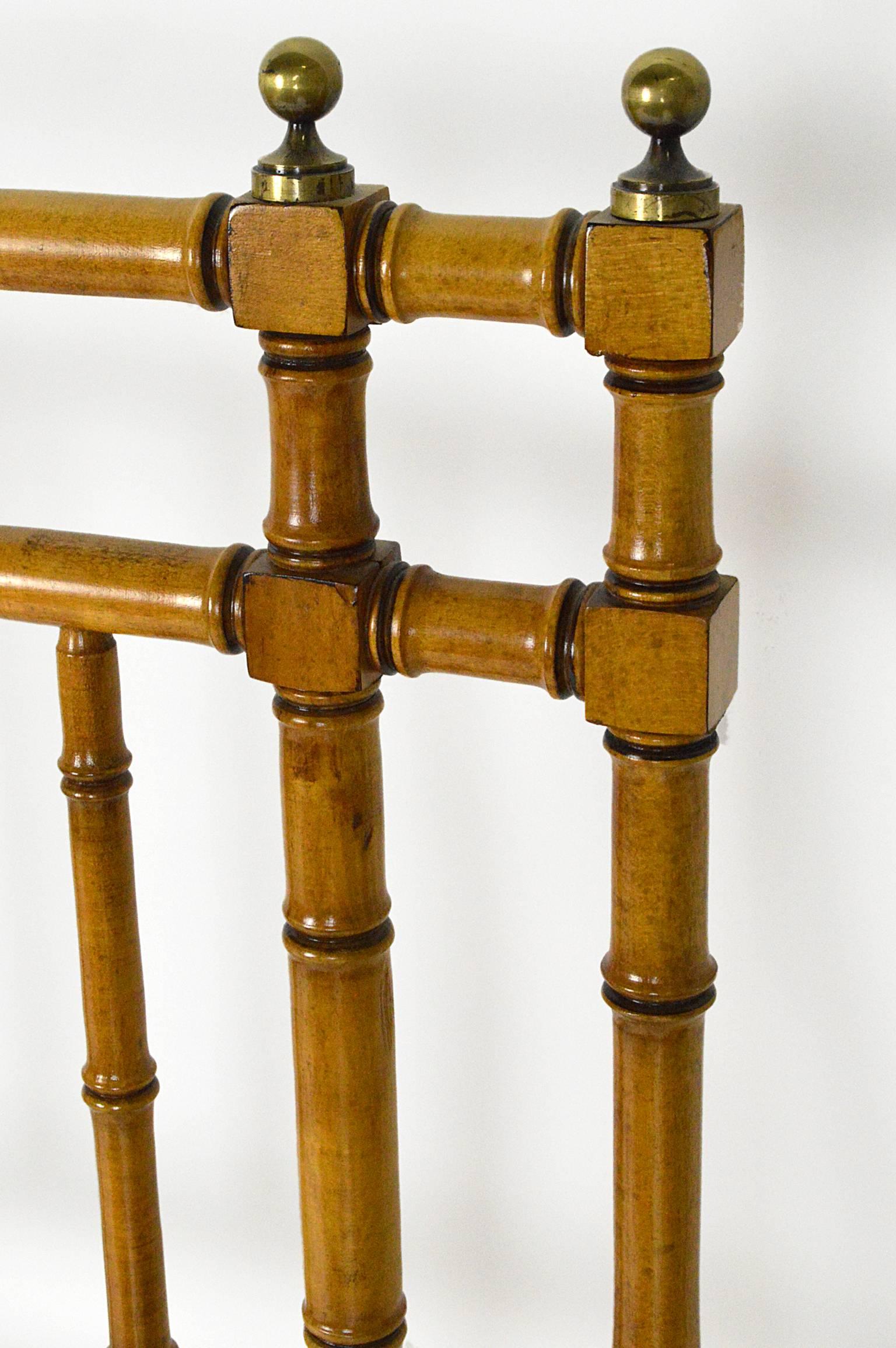 American Faux Bamboo Headboard For Sale