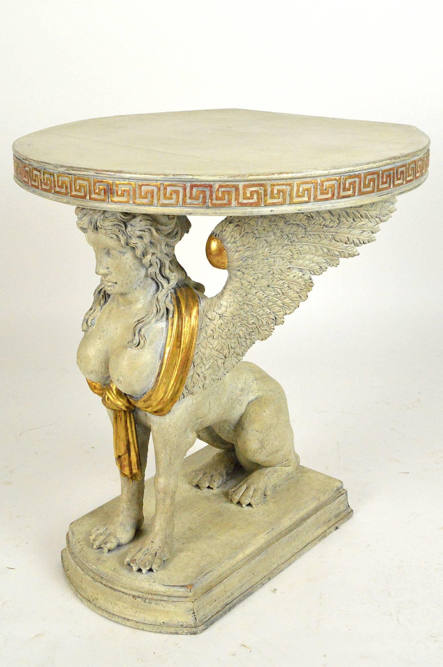 Wood 19th Century French Neoclassical Style Side Table