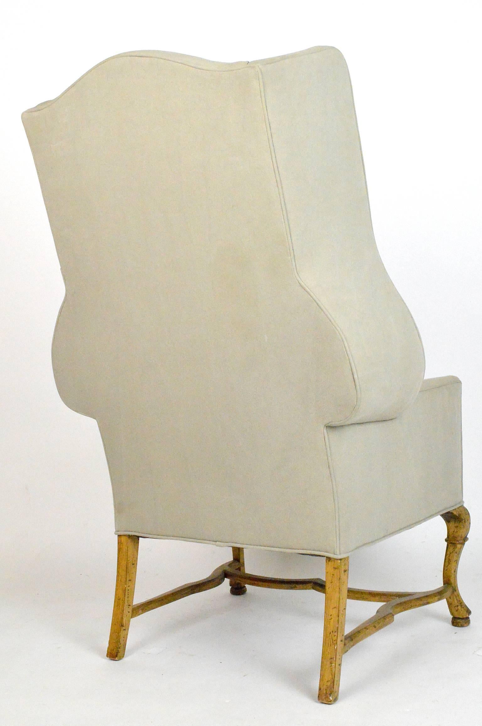 french country wingback chair