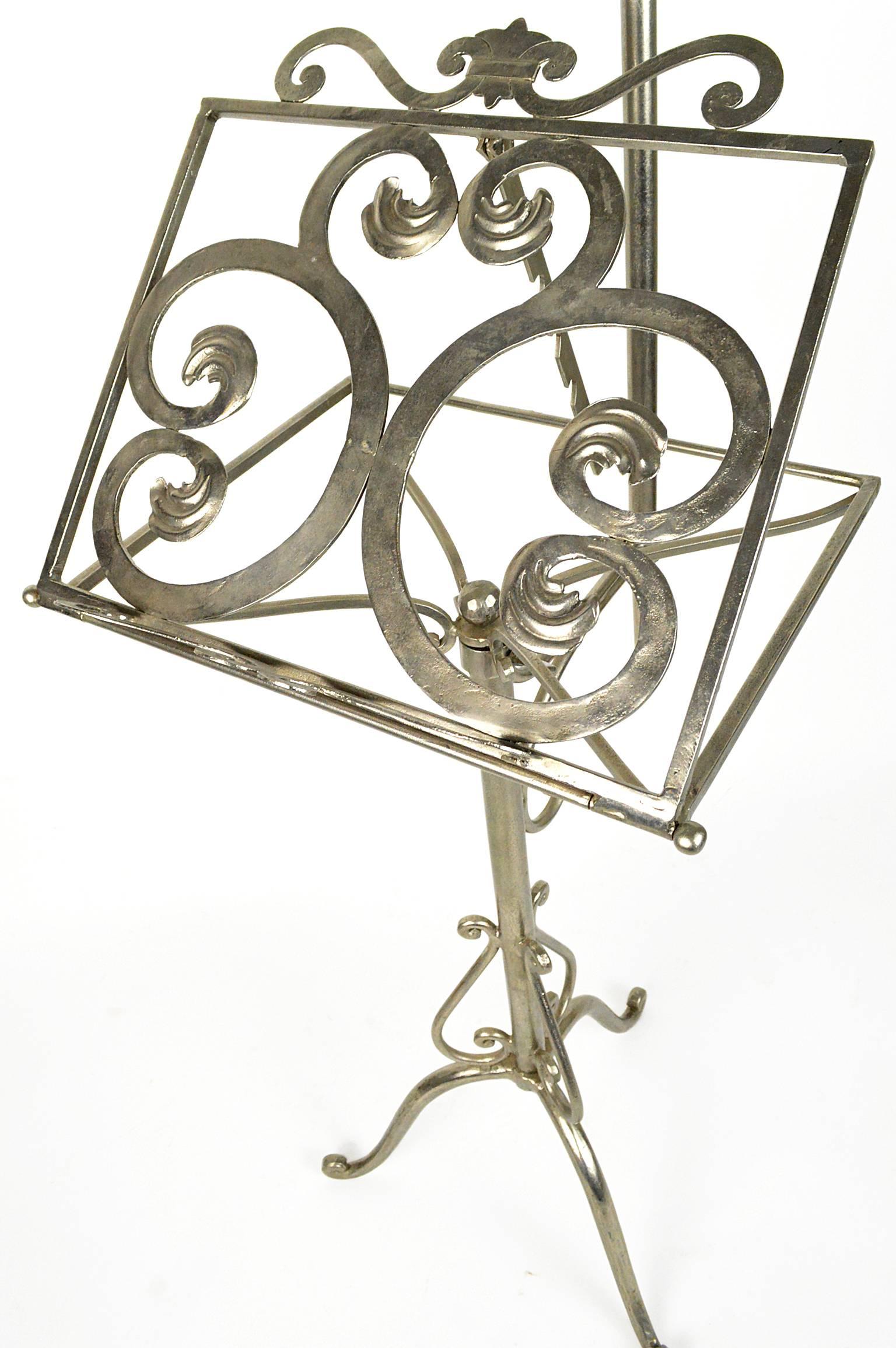 Polished Neoclassical Style Italian Music Stand For Sale