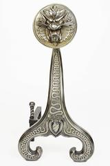 Pair of Dragon Face Aesthetic Andirons