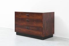 Mid-Century Modern Rosewood Dresser Attributed to Jack Cartright for Founders