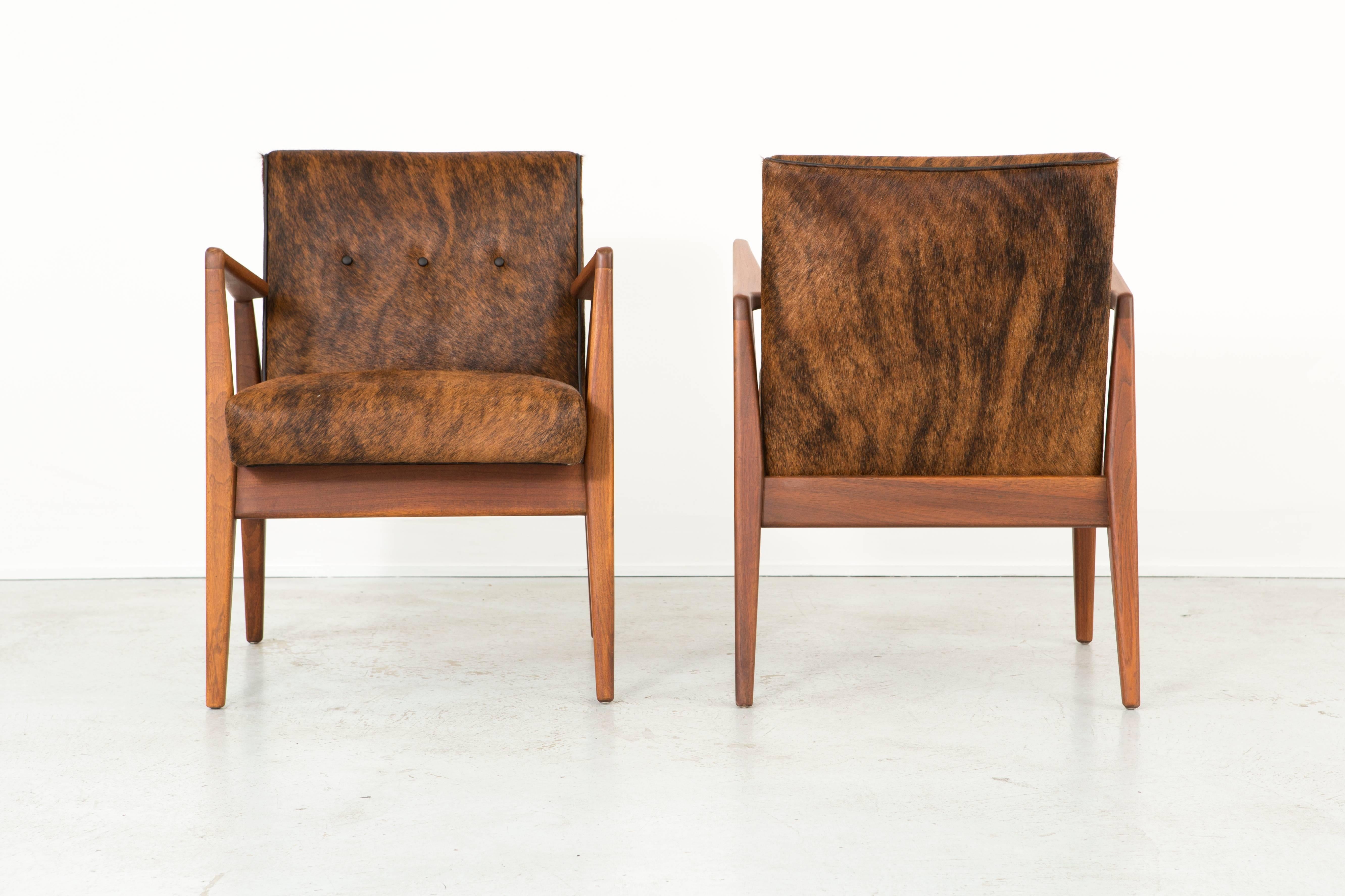 American Set of Jens Risom Lounge Chairs For Sale
