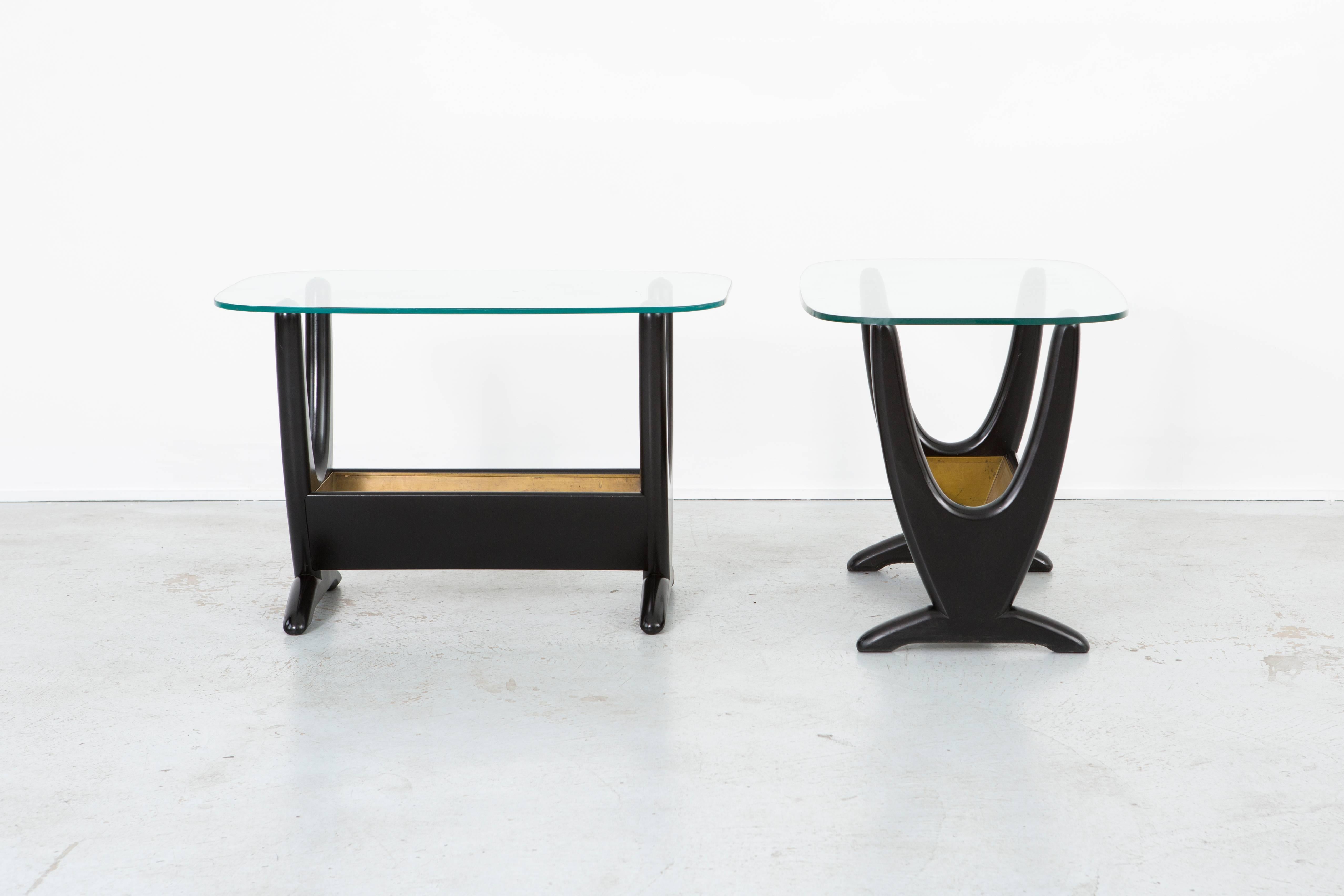 Mid-Century Modern Pair of C.E. Waltman for Tonk Manufacturing Company Side Tables For Sale