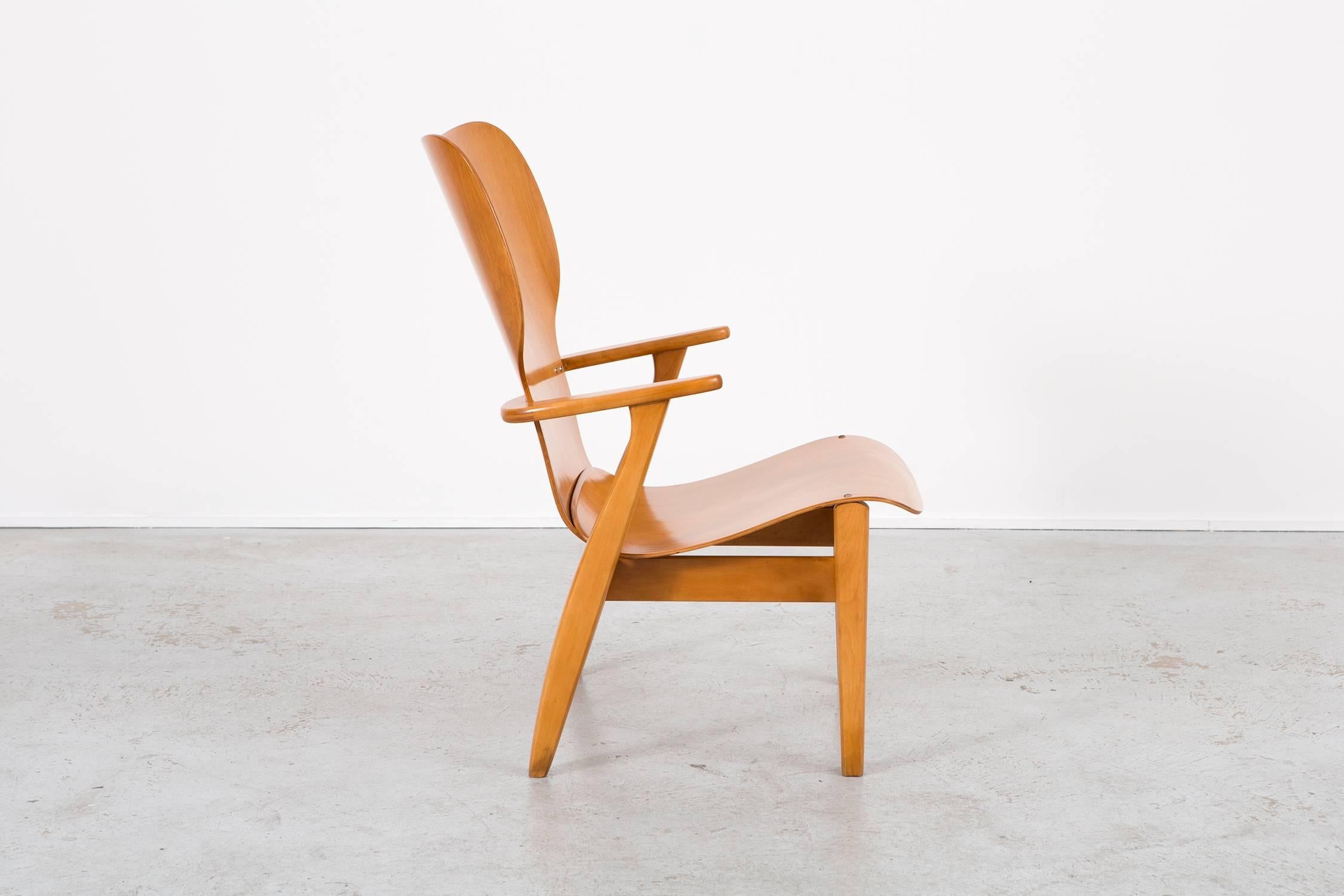 Mid-Century Modern Domus Lux Lounge Chair by Ilmari Tapiovaara