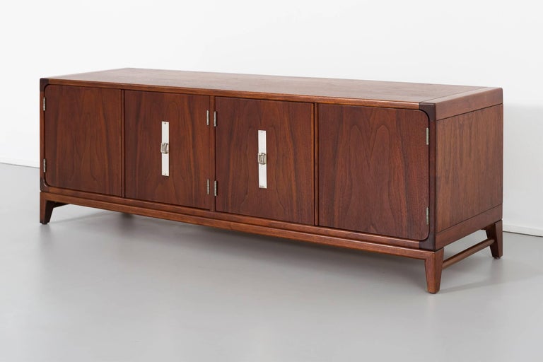 Mid-Century Modern Low Cabinet-Bench For Sale
