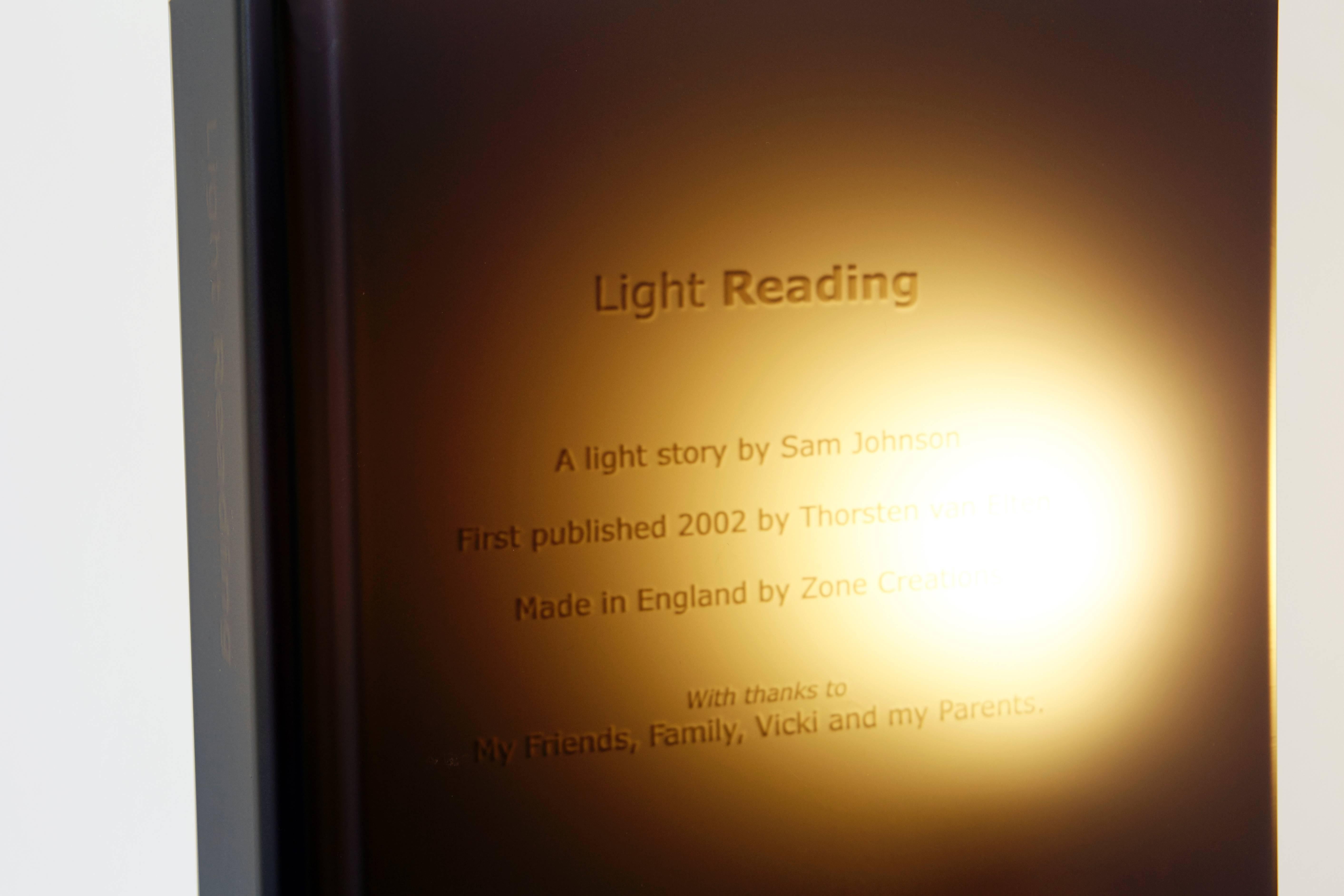 Sam Johnson Book Lamp In Excellent Condition In Chicago, IL
