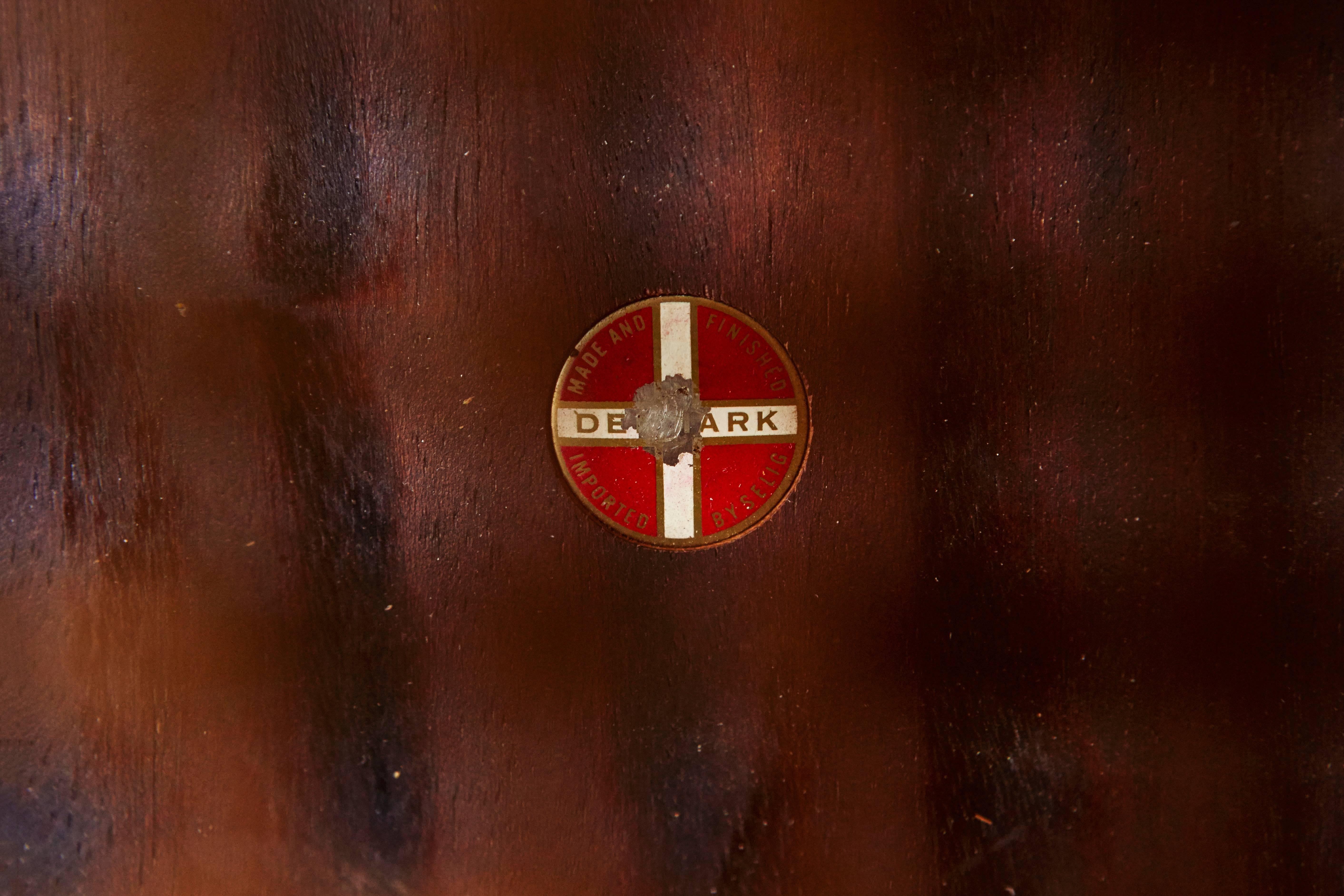 Danish Rosewood and Cane Side Table by Poul Jensen for Selig