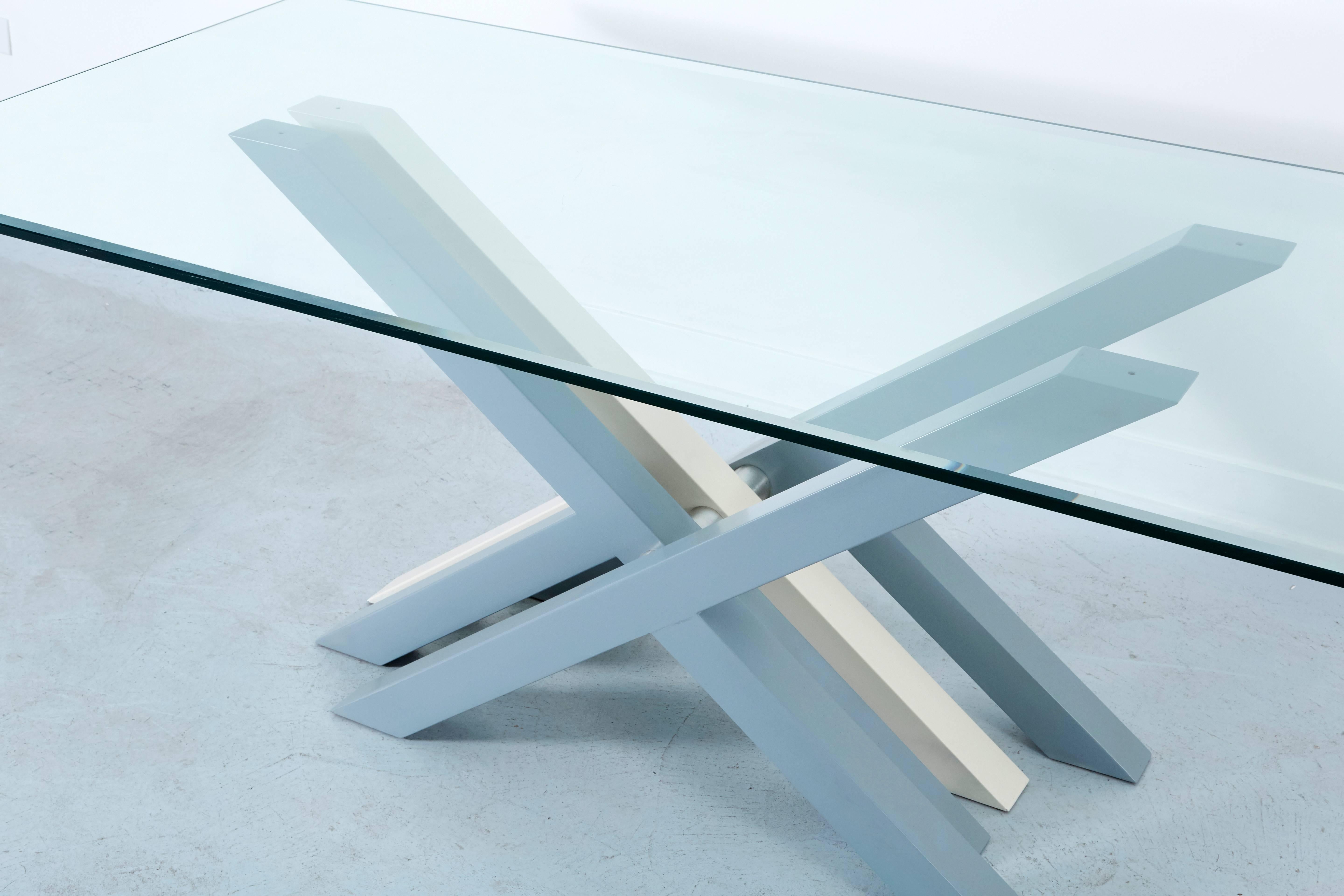 Lacquered Italian Dining Table by Giovanni Offredi