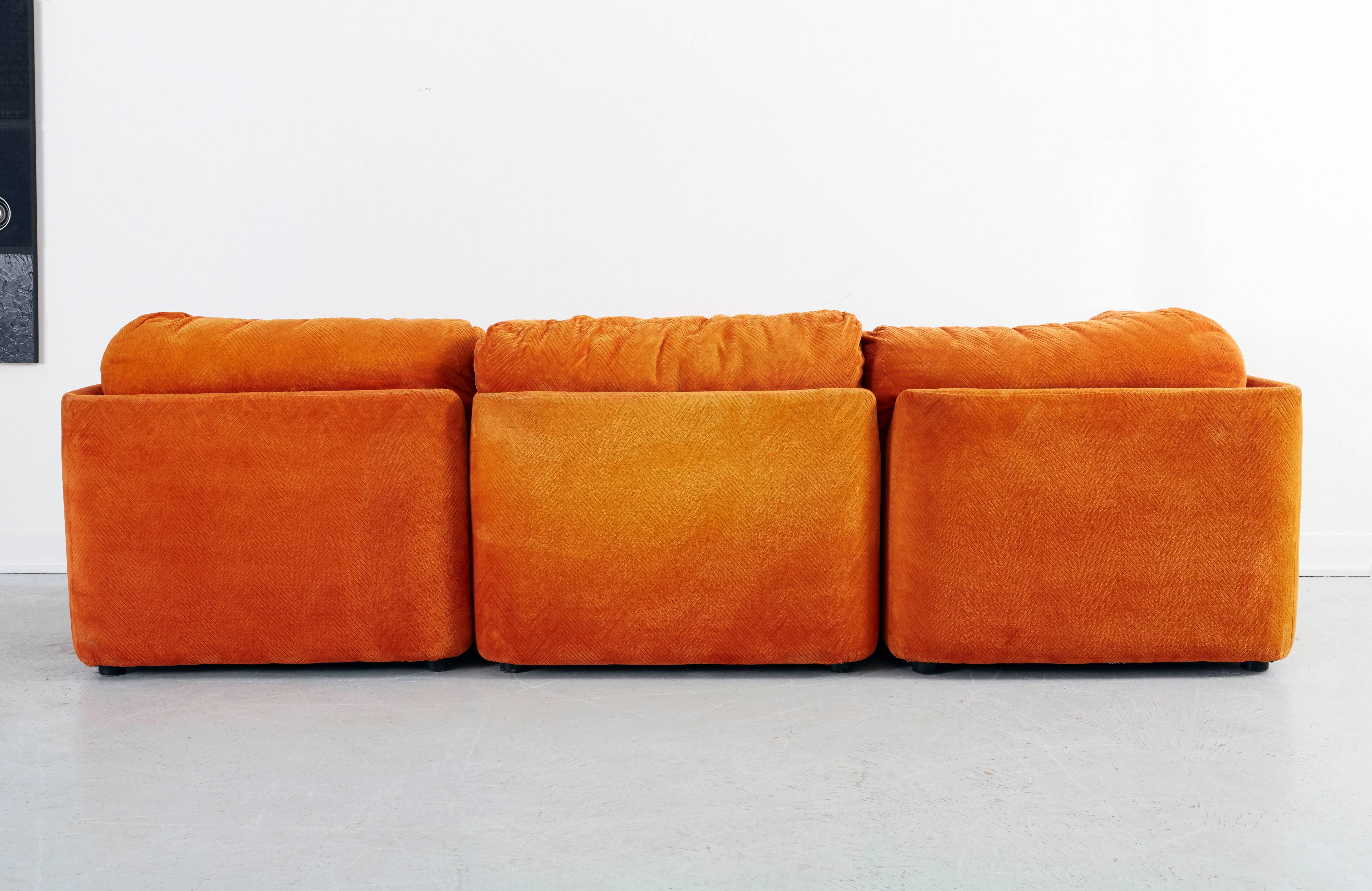 American Milo Baughman for Directional Sofa with Original Upholstery