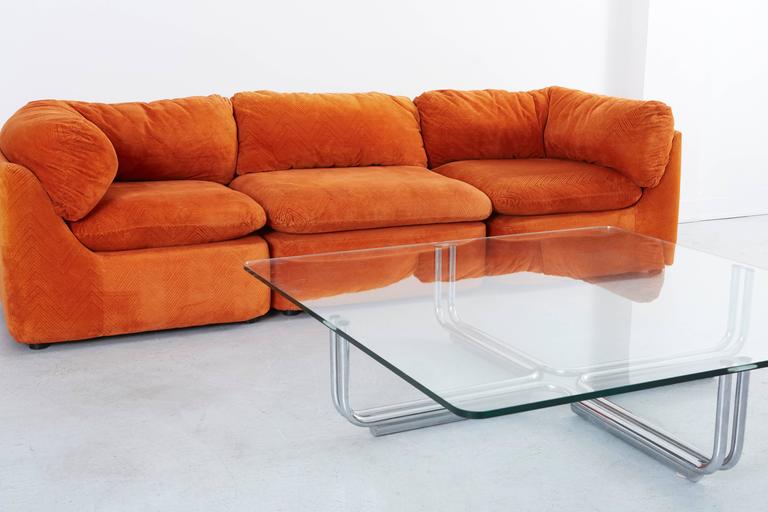 Milo Baughman For Directional Sofa With Original Upholstery