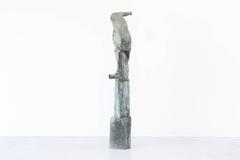 1960's Monumental Brutalist Stan Mock Sculpture Standing 6 Feet Tall