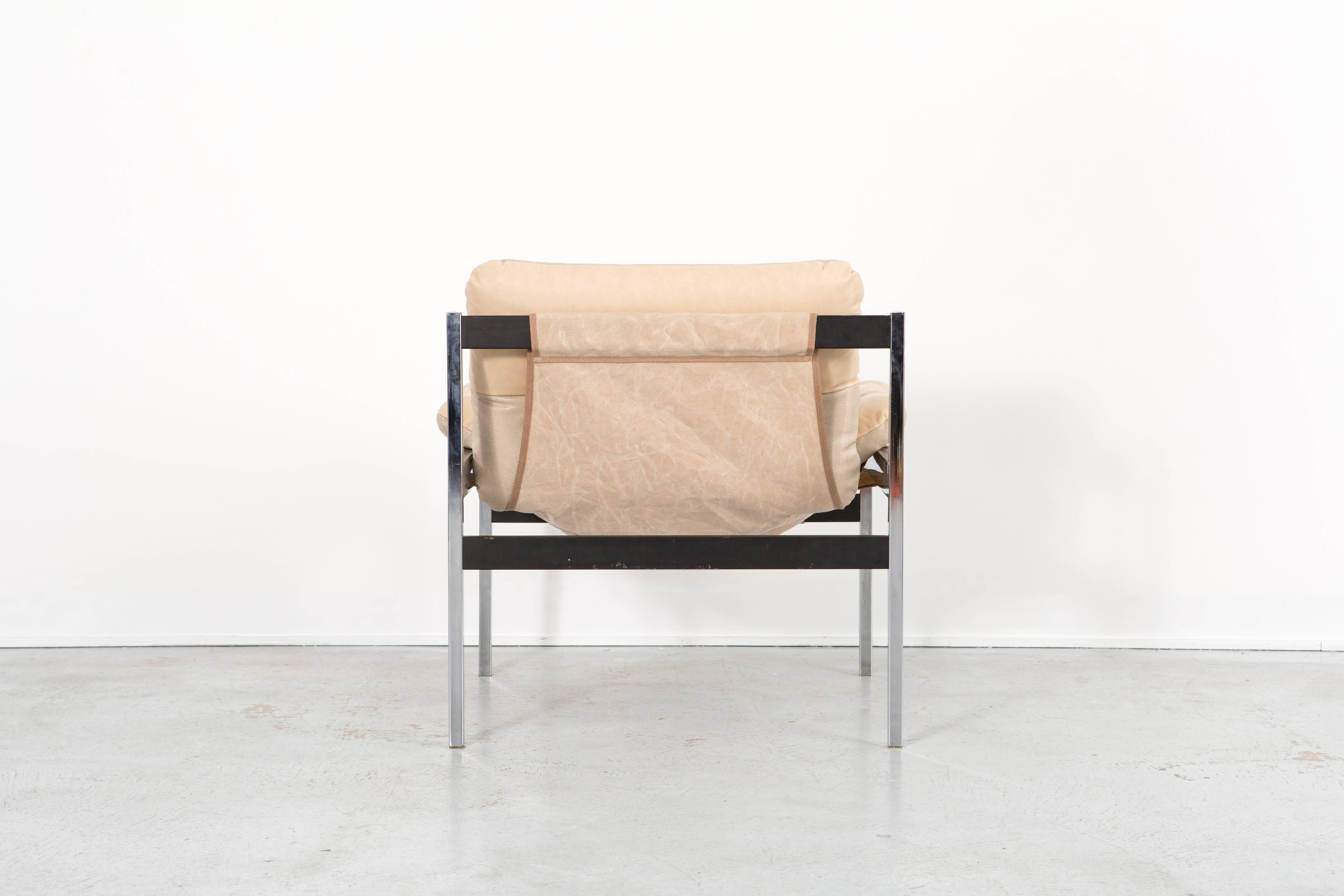 Jerry Johnson and Byron Botker Lounge Chairs Reupholstered in Waxed Leather, Set 2