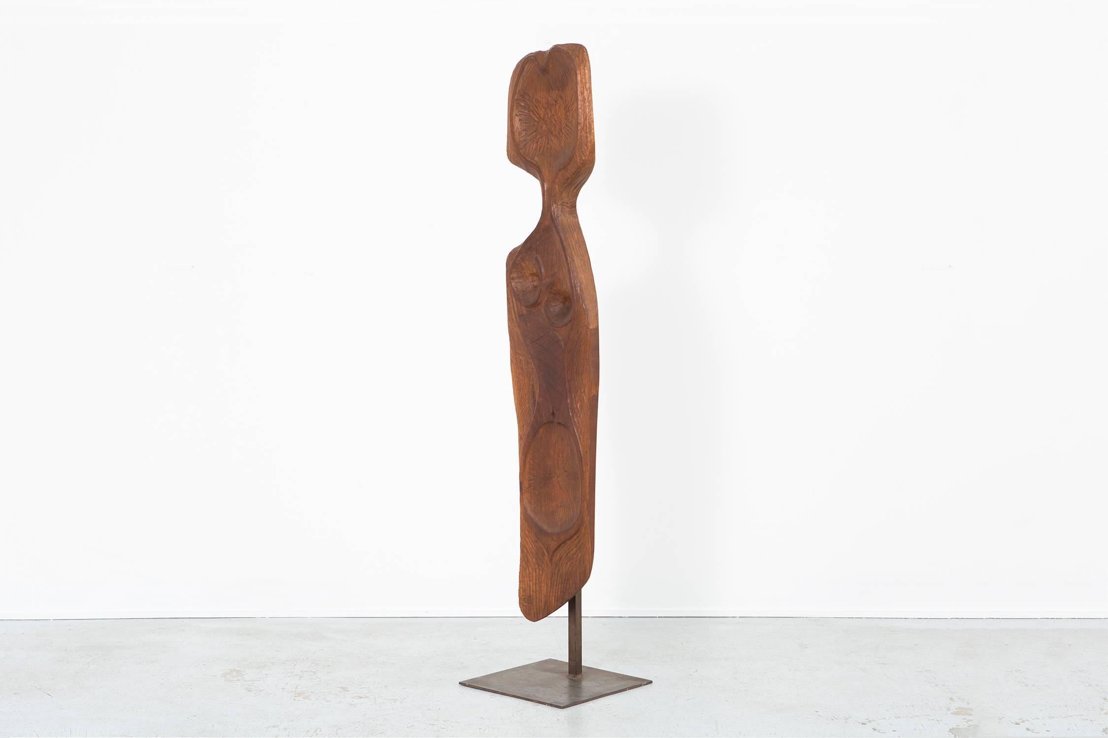 Sculpture

by Charles Law

USA, circa 1969

walnut and metal

Measures: 64 ½” H x 14” W x 14” D.