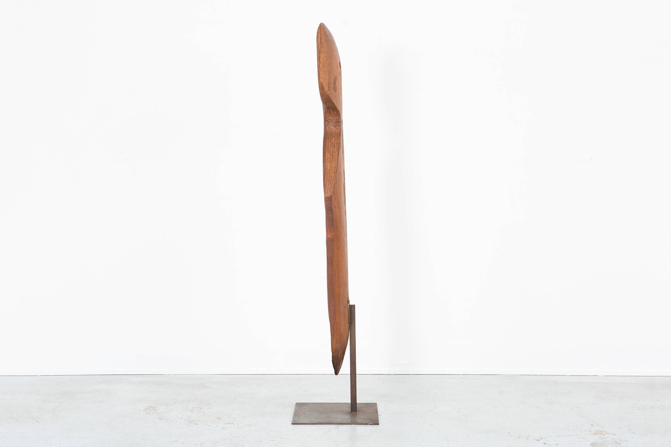 Modern Monumental Wood Sculpture by Charles Law, 