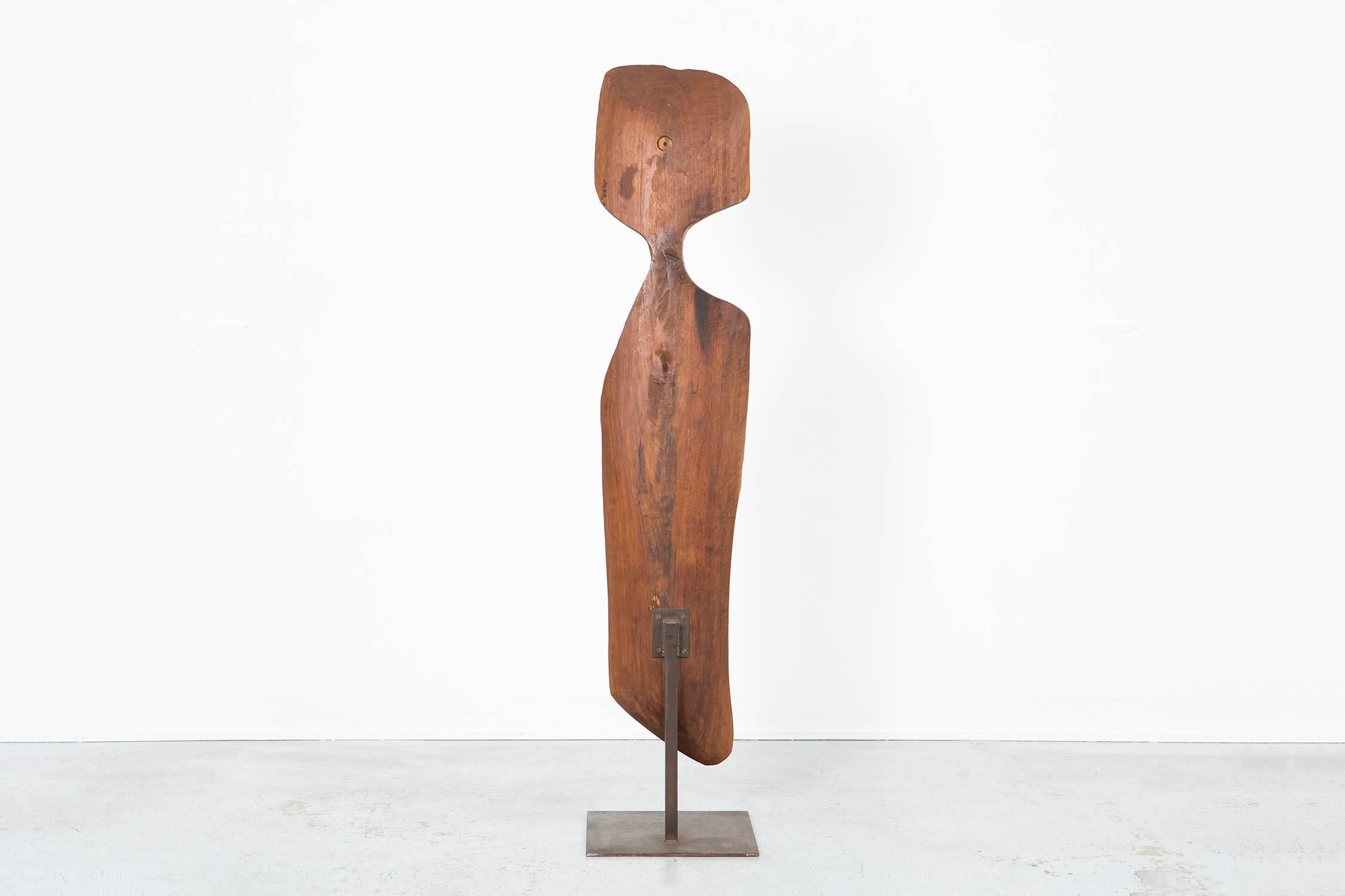 American Monumental Wood Sculpture by Charles Law, 