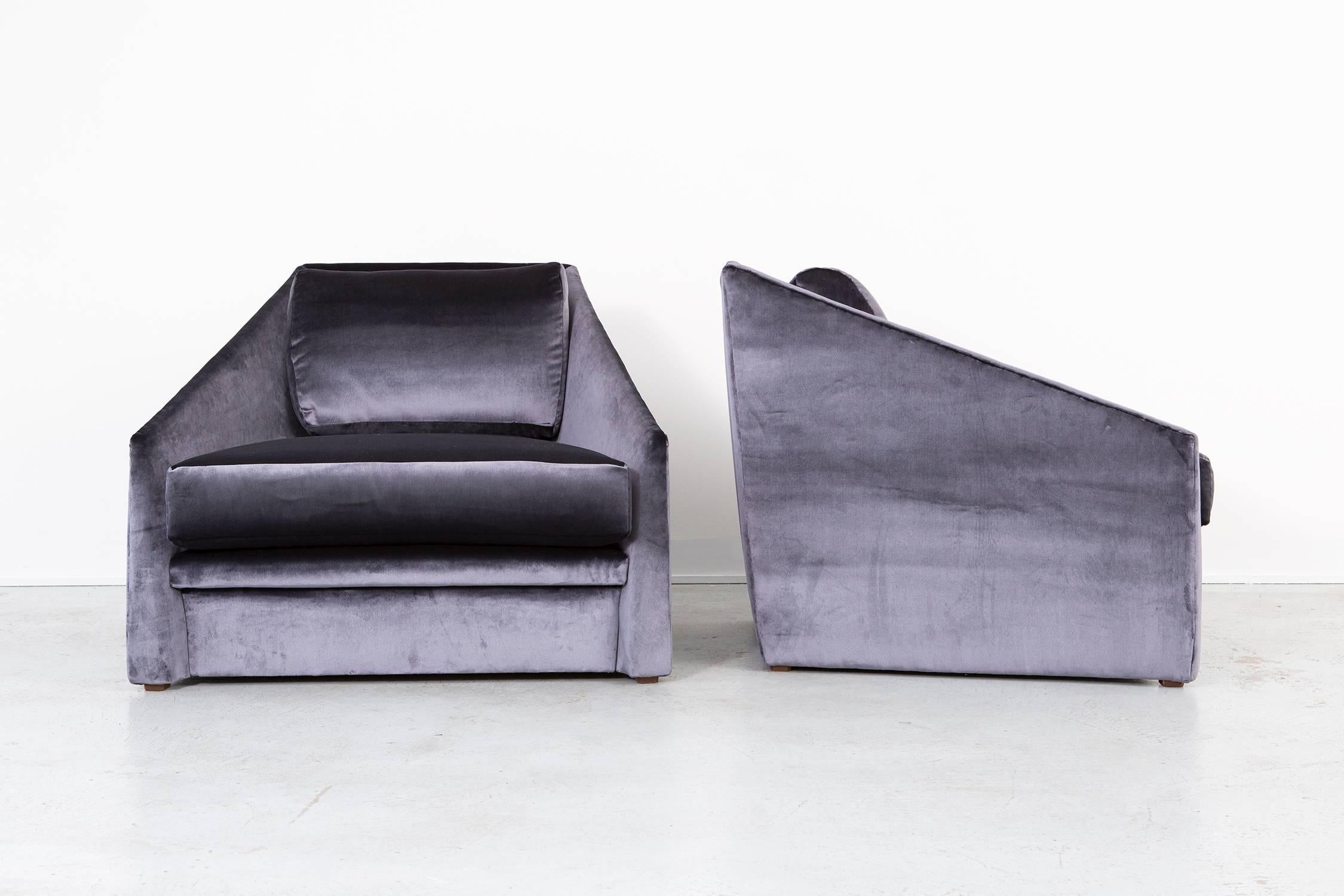 Modern Set of Adrian Pearsall Lounge Chairs