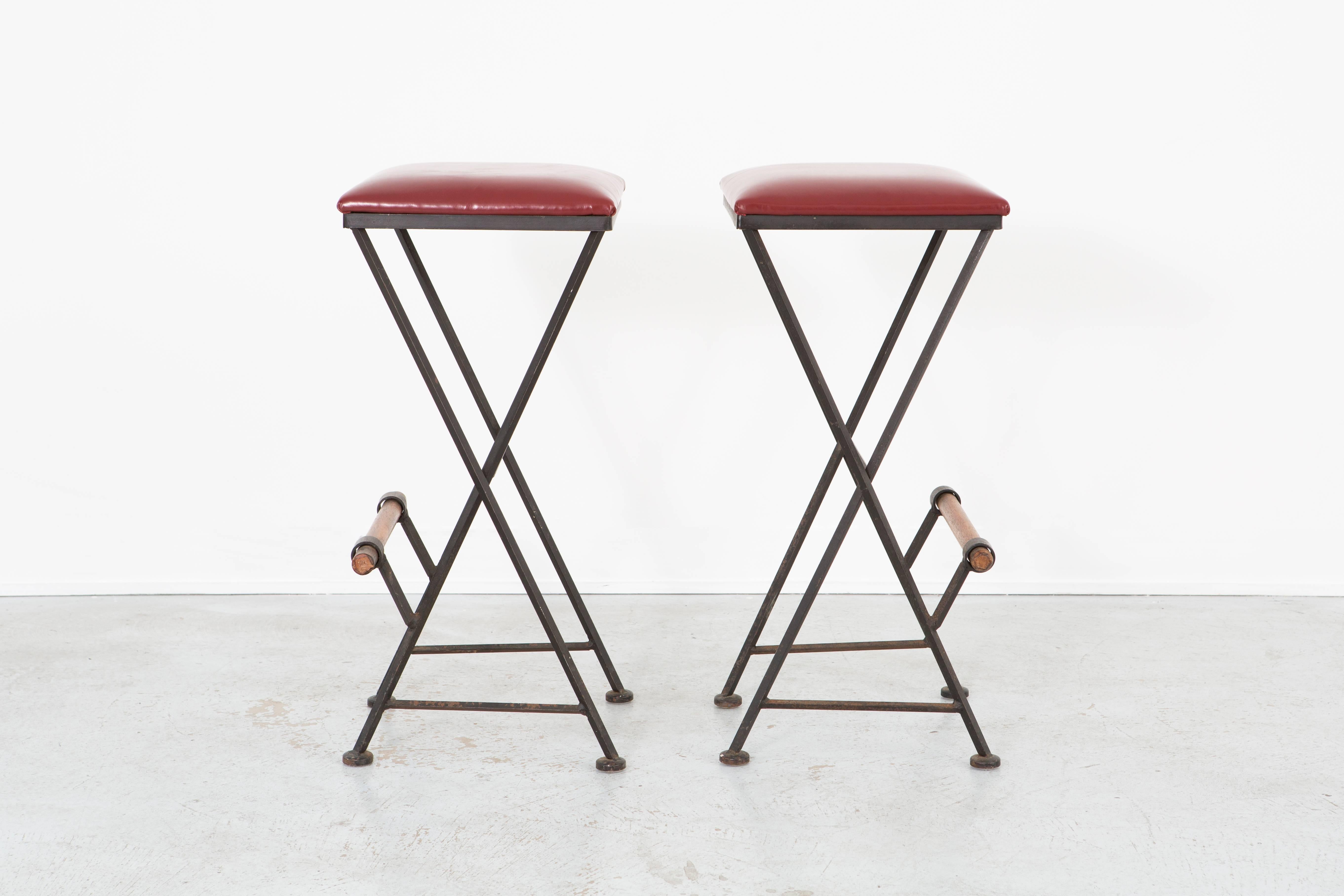 Set of Mid-Century Modern Cleo Baldon Stools In Good Condition For Sale In Chicago, IL