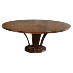 Art Deco French Dinning Room Table in Walnut