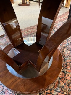 Art Deco French Dinning Room Table in Walnut
