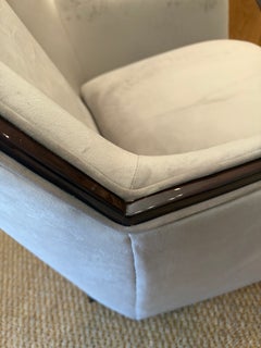 Fauteuil français Art déco en noyer